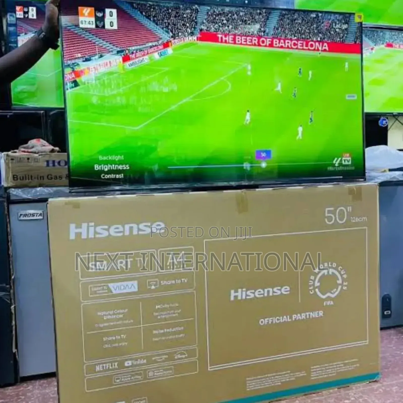 Hisense 50 Inches Uhd Smart Television (50a6q)
