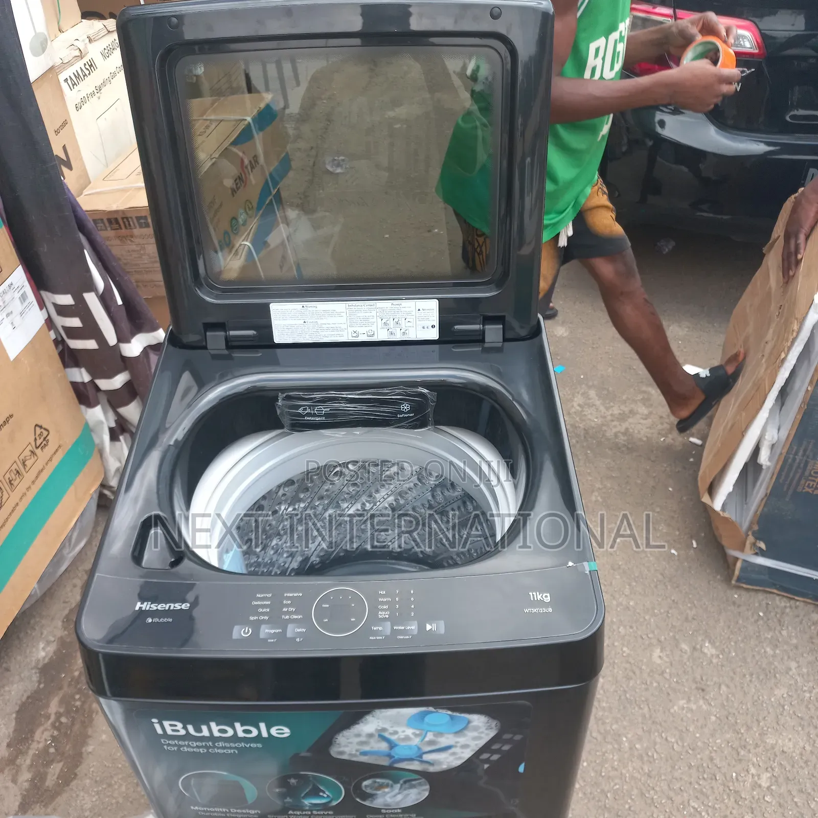 Hisense Washing Machine 11kg Wash and Spin Automatic Top Loeader