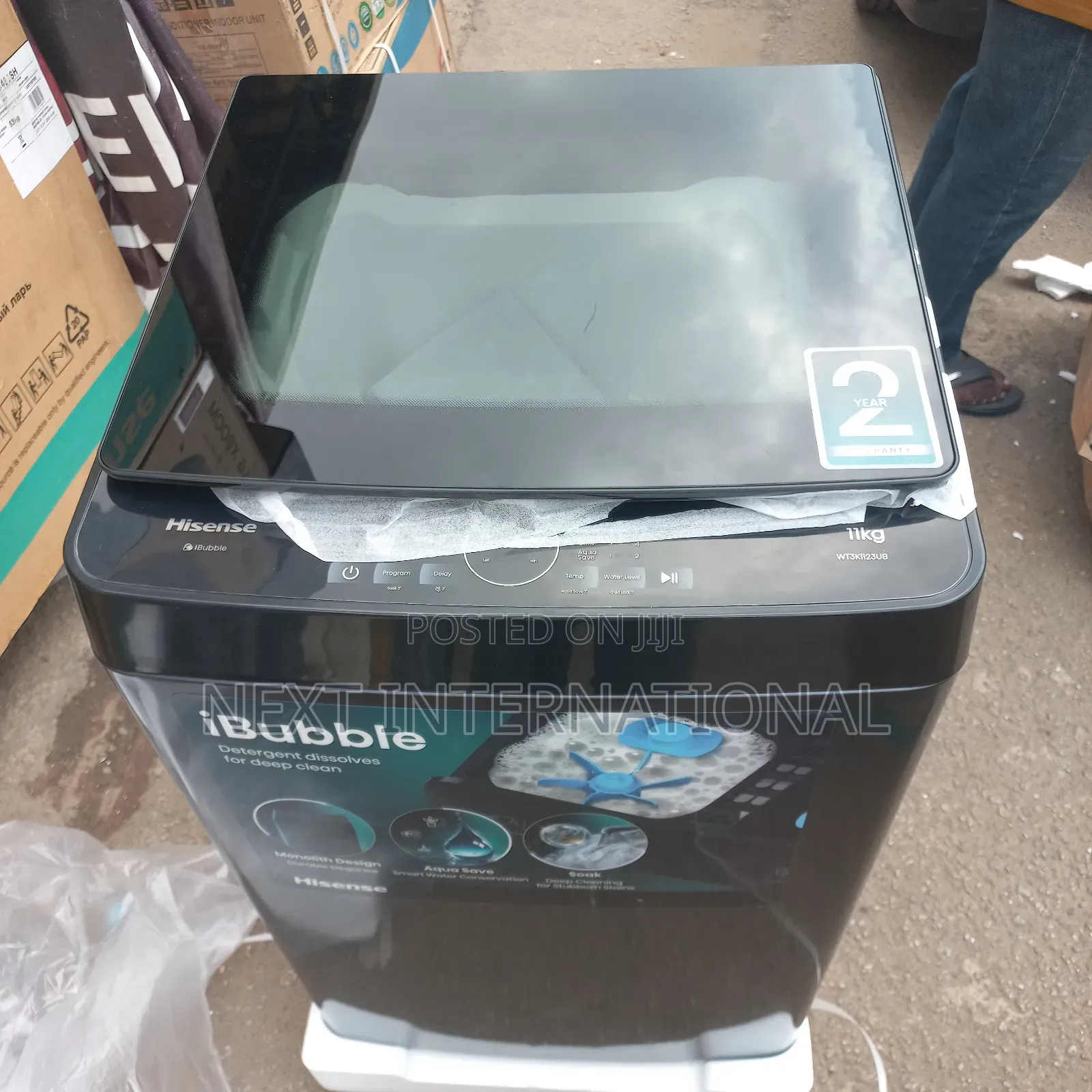 Hisense Washing Machine 11kg Wash and Spin Automatic Top Loeader