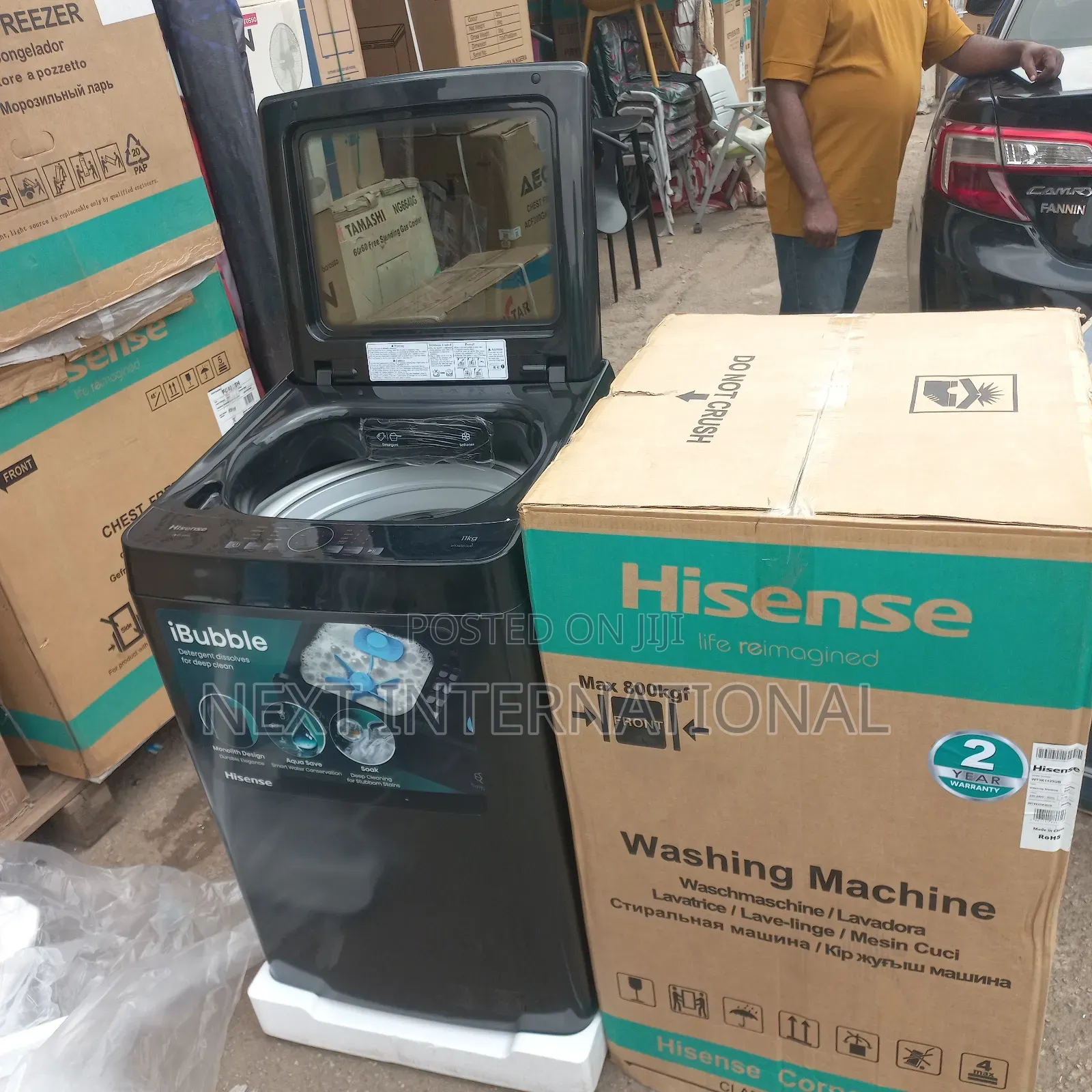 Hisense Washing Machine 11kg Wash and Spin Automatic Top Loeader