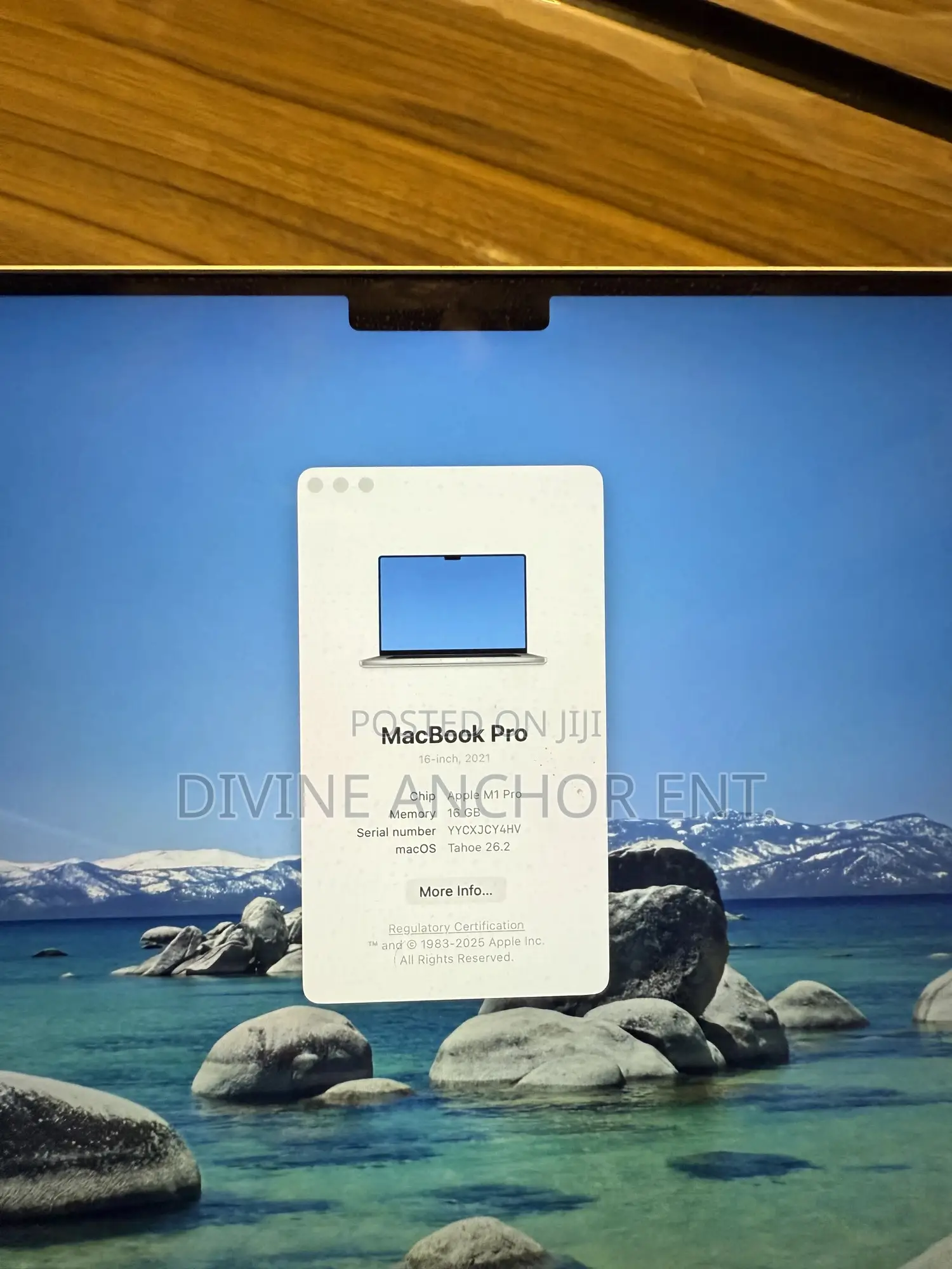 Laptop Apple MacBook Pro 2021 M1 16GB Apple M1 Pro SSD 1T