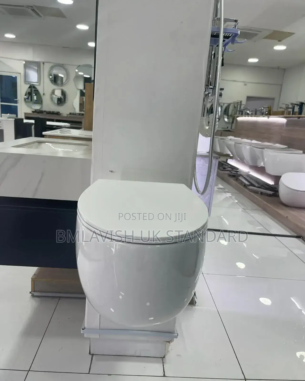 Imperial Round Concealed Water Closet Set