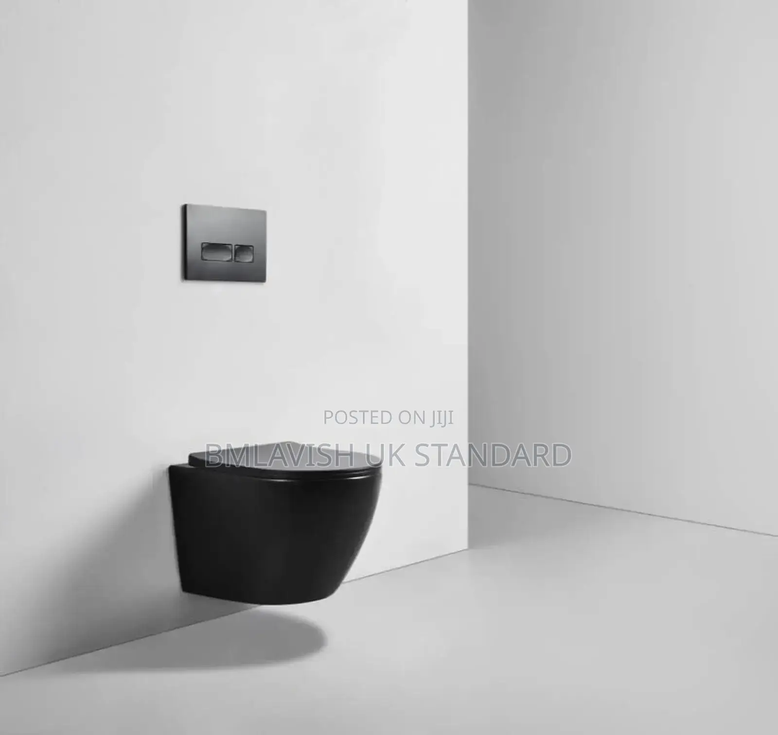 Imperial Black Concealed Water Closet Set
