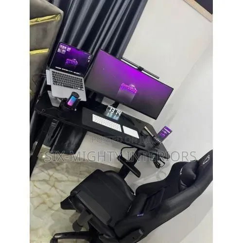 New Modern Adjustable Electric Desk Black(120* 60*74)