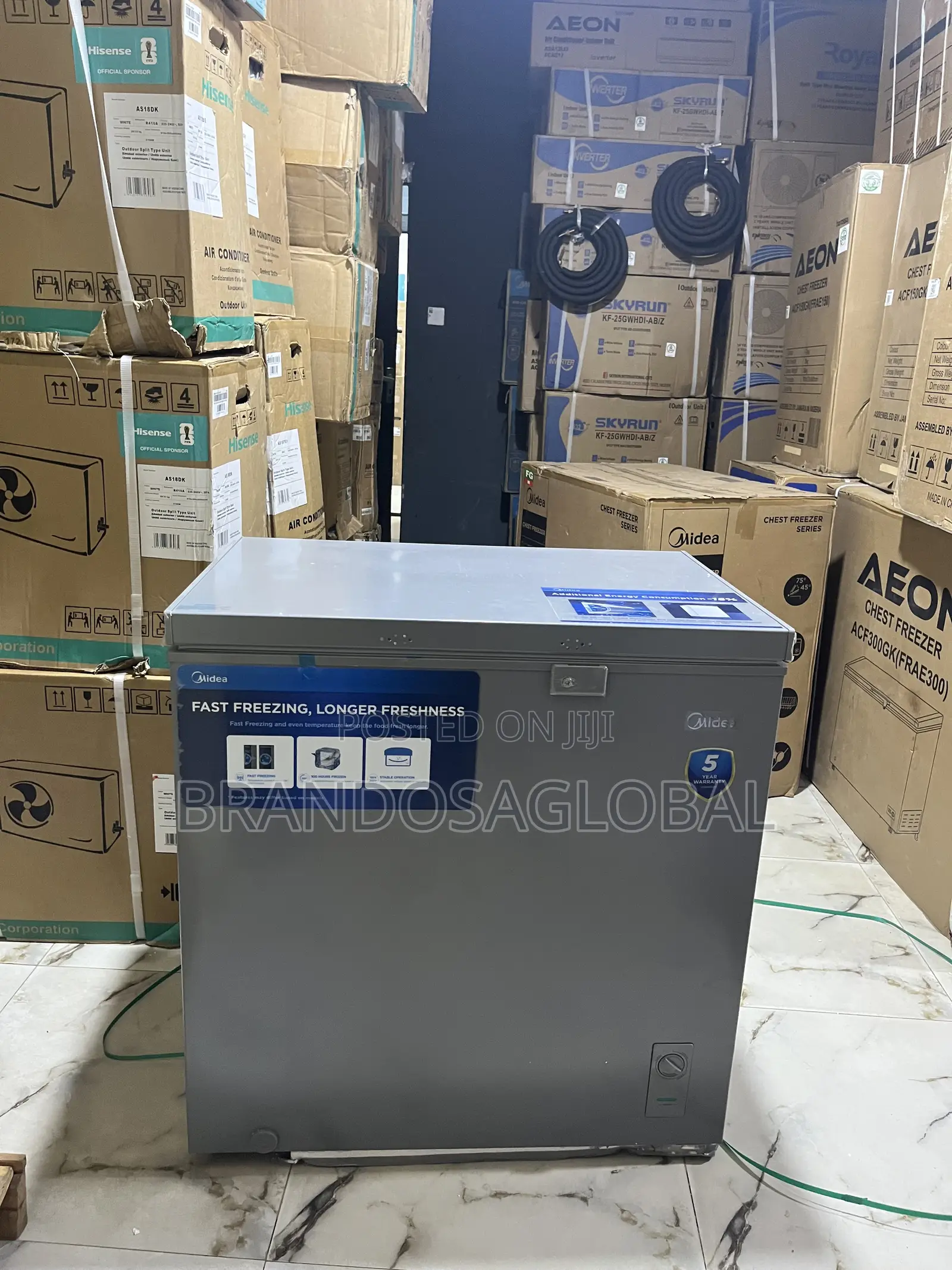 Midea Chest Freezer Mdrc277fzg43ngg 197l–Energyefficientstoragefreezer