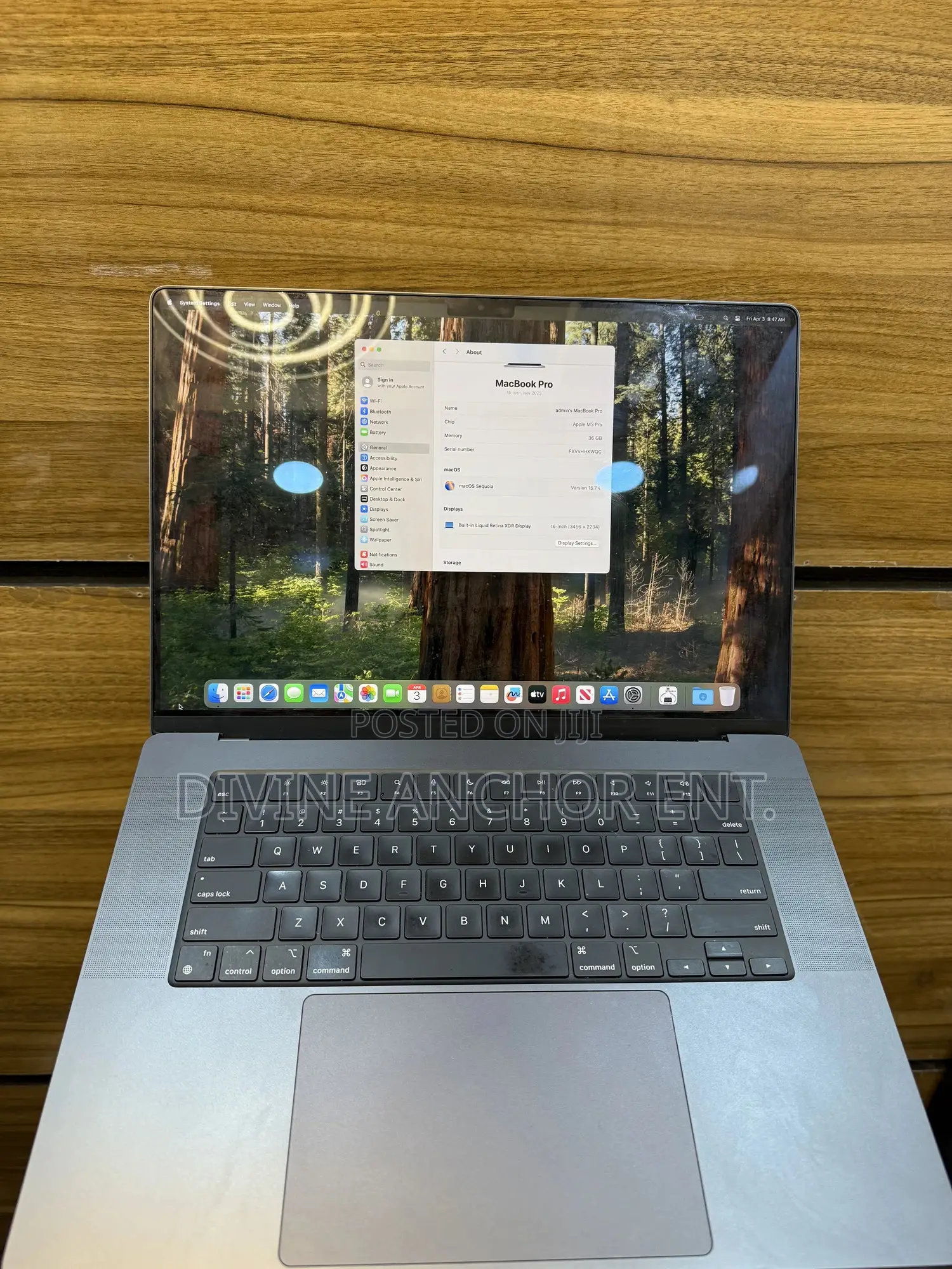 Apple MacBook Pro 2023 M3 Pro 16-inch 36GB Apple M3 Pro SSD 512GB