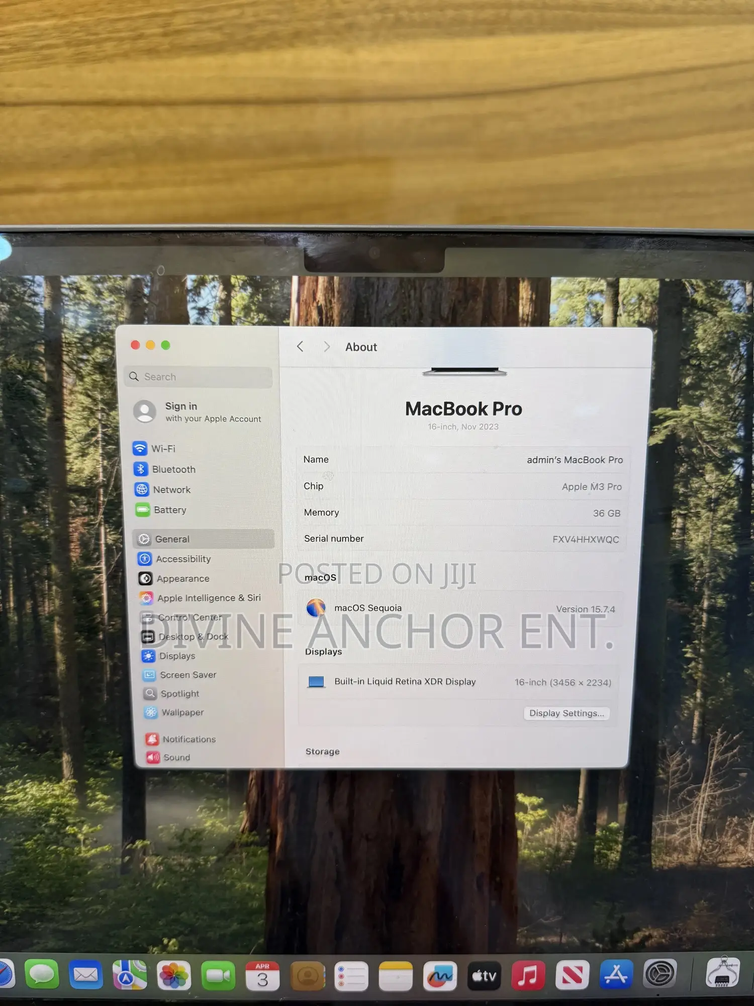 Apple MacBook Pro 2023 M3 Pro 16-inch 36GB Apple M3 Pro SSD 512GB