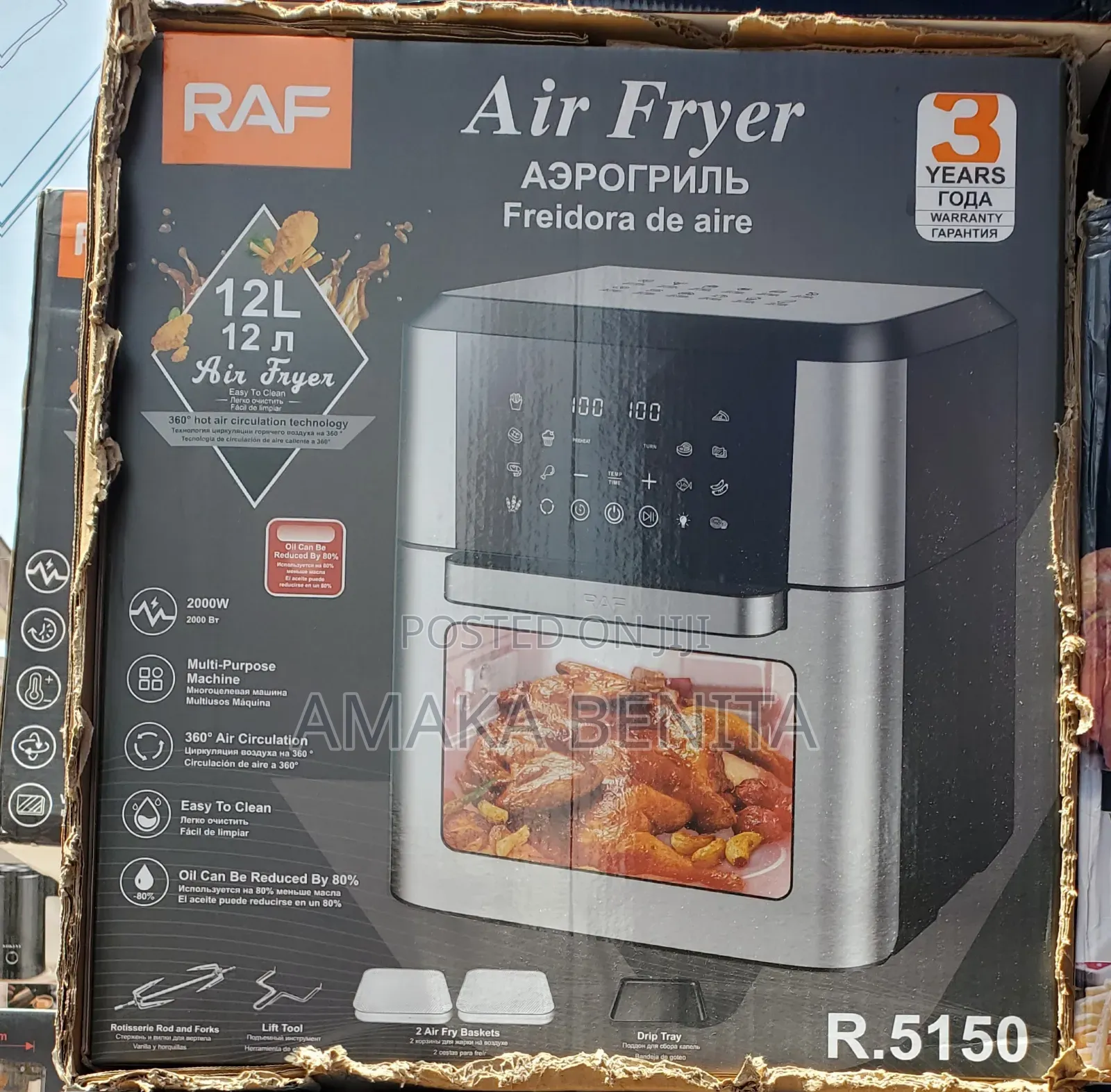 Raf Airfryer 12ltrs