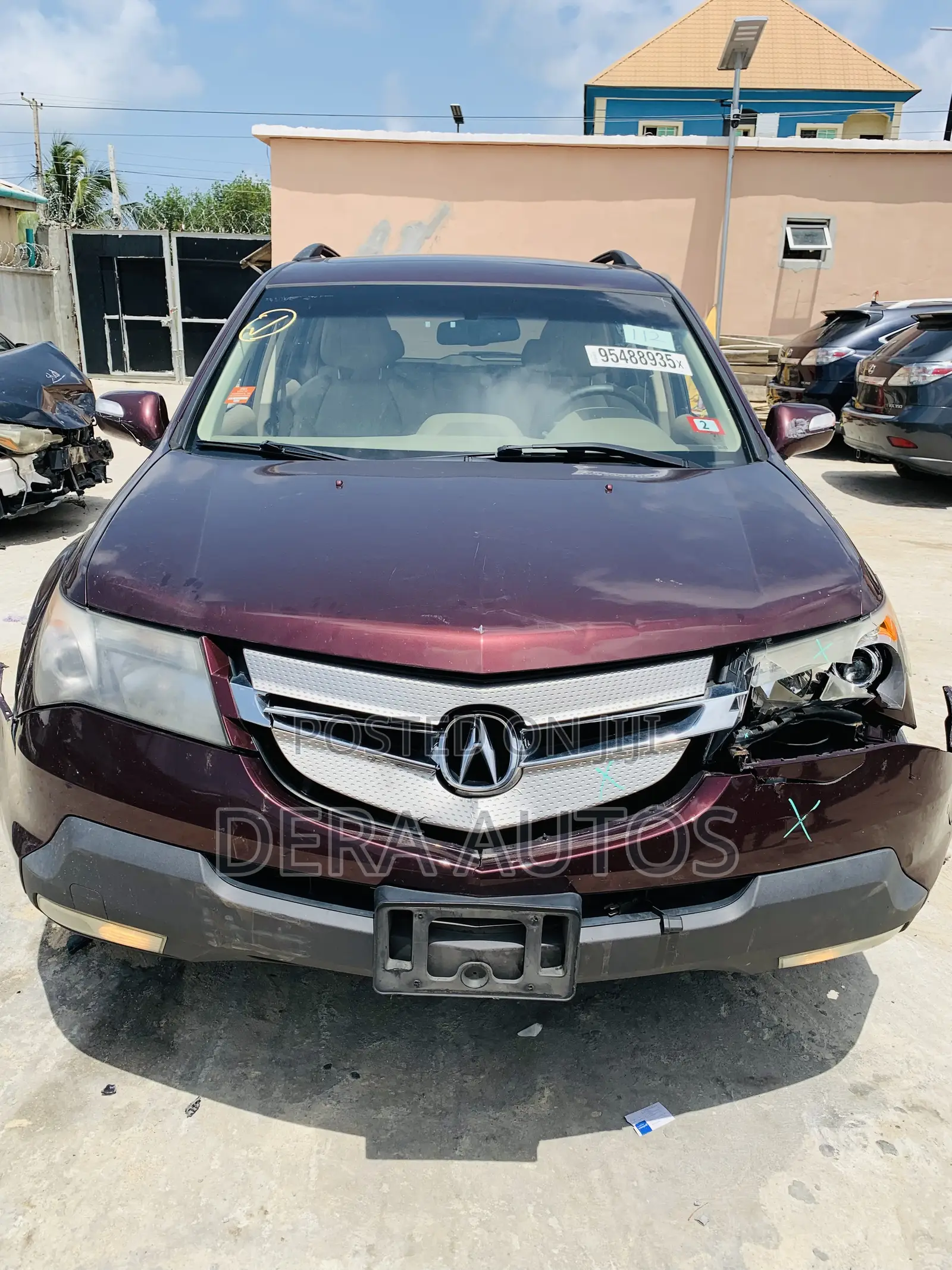 Acura MDX 2008 Burgundy