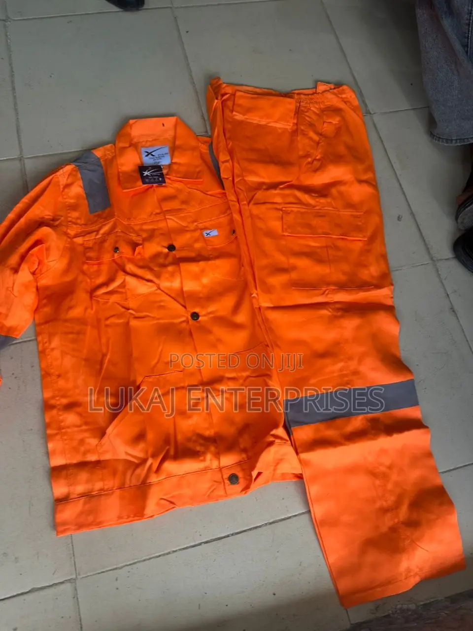 Jacket And Trouser Safety Coveralls.