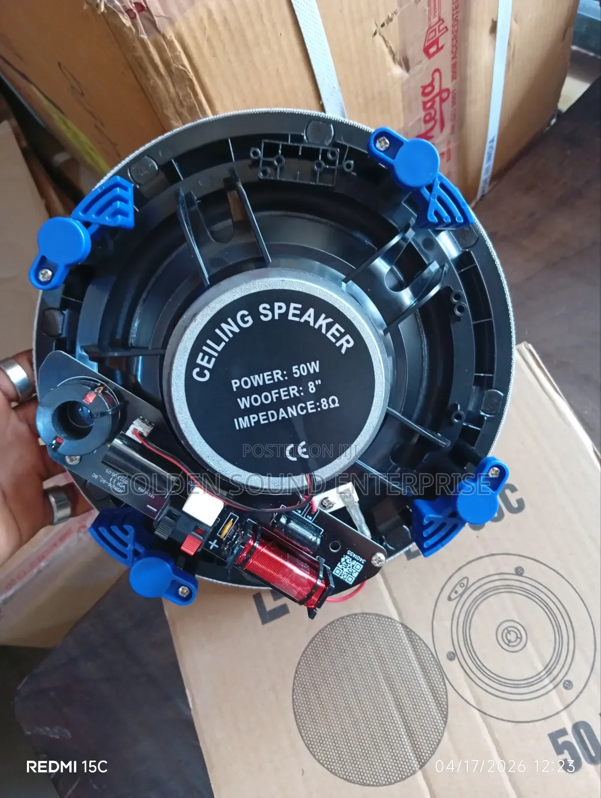 Lax Ceiling Speakers 50watts Model LXF-50c