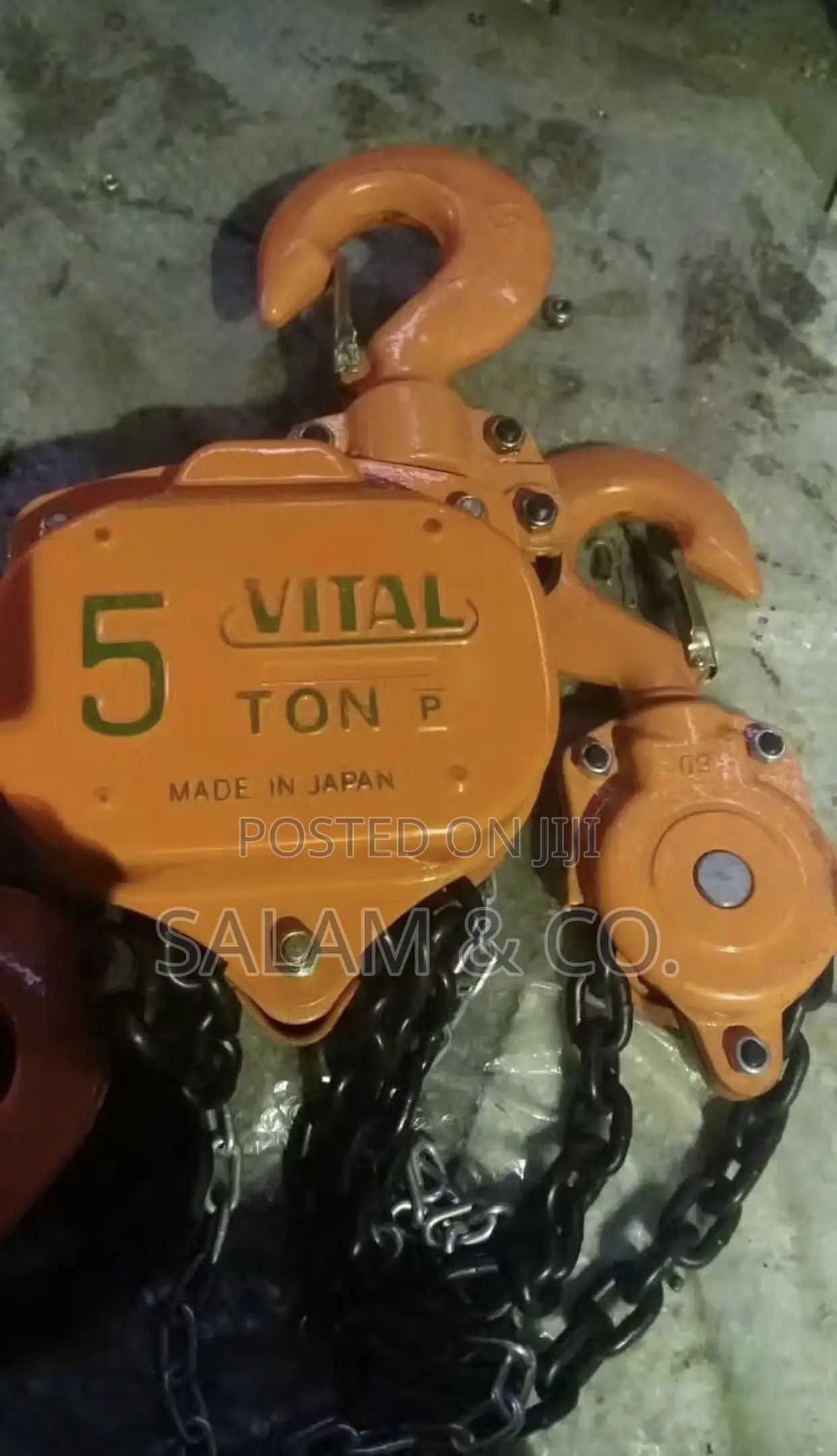 5 Ton Chain Block (Manual Hoist) – Heavy Duty Lifting Equipment