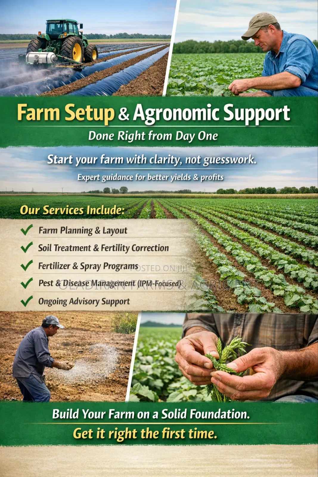 Farm Consultation and Irrigation Setup