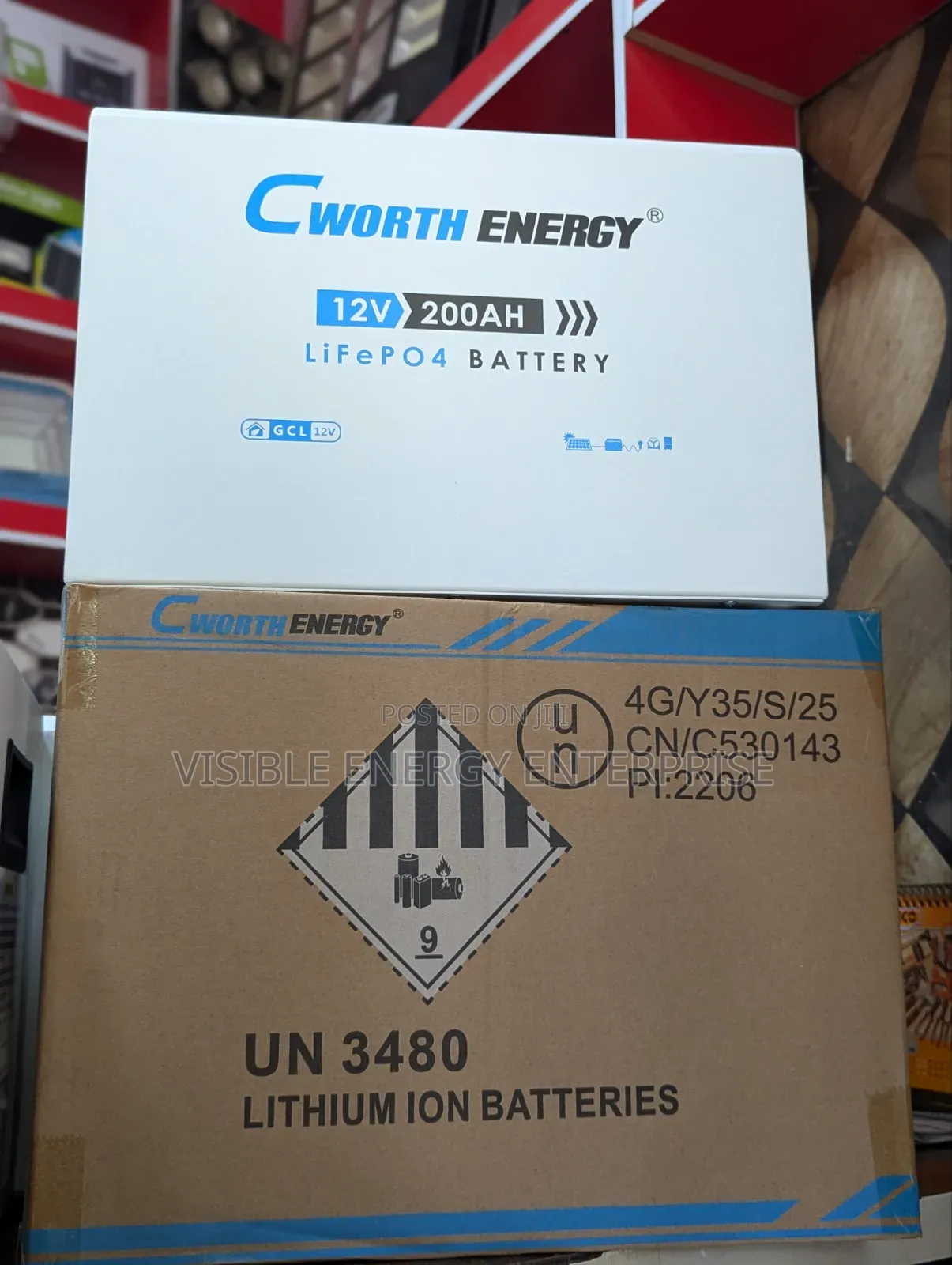 Cworth 200ah 12v Lifepo4 Lithium Battery