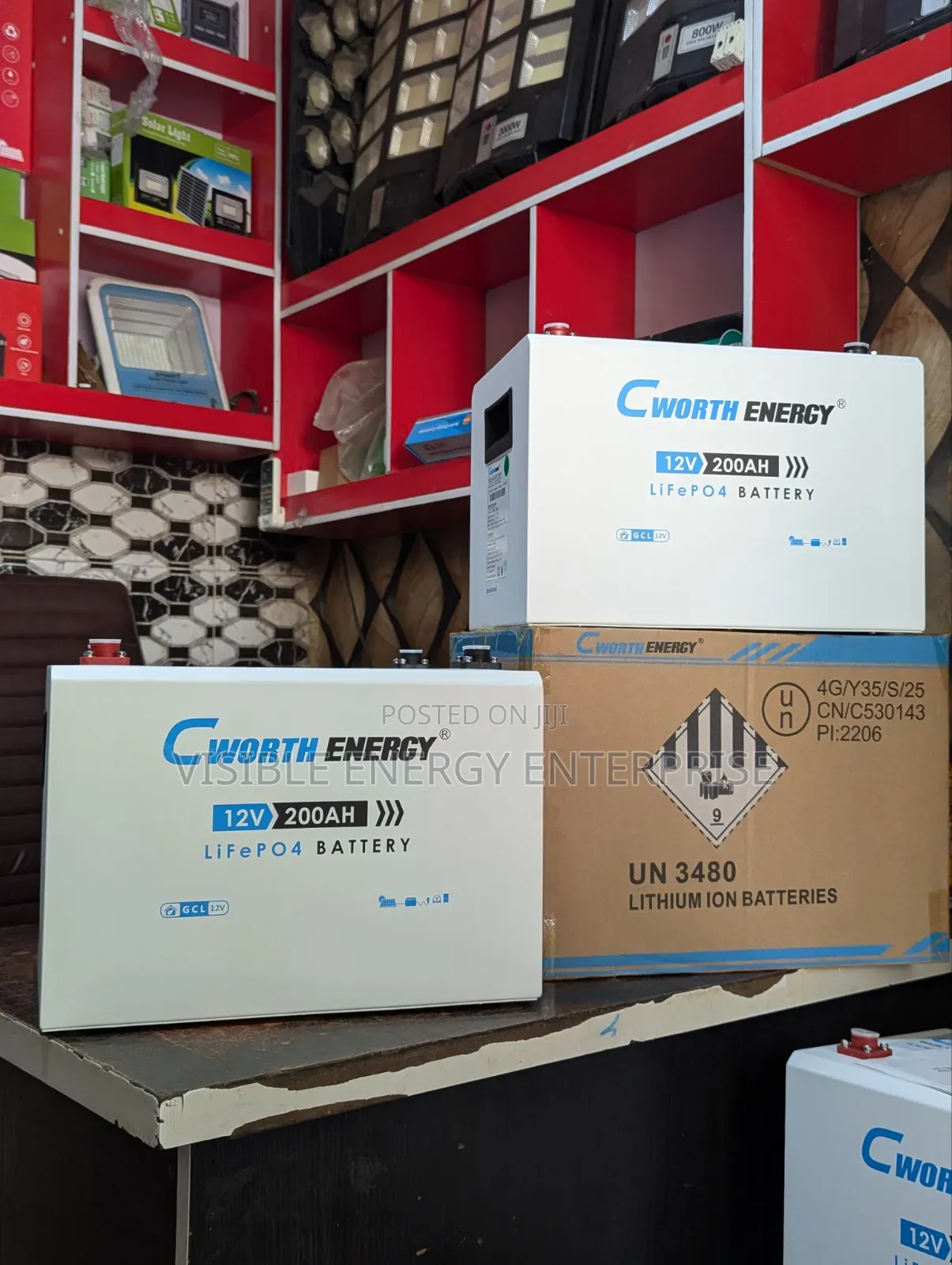 Cworth 200ah 12v Lifepo4 Lithium Battery