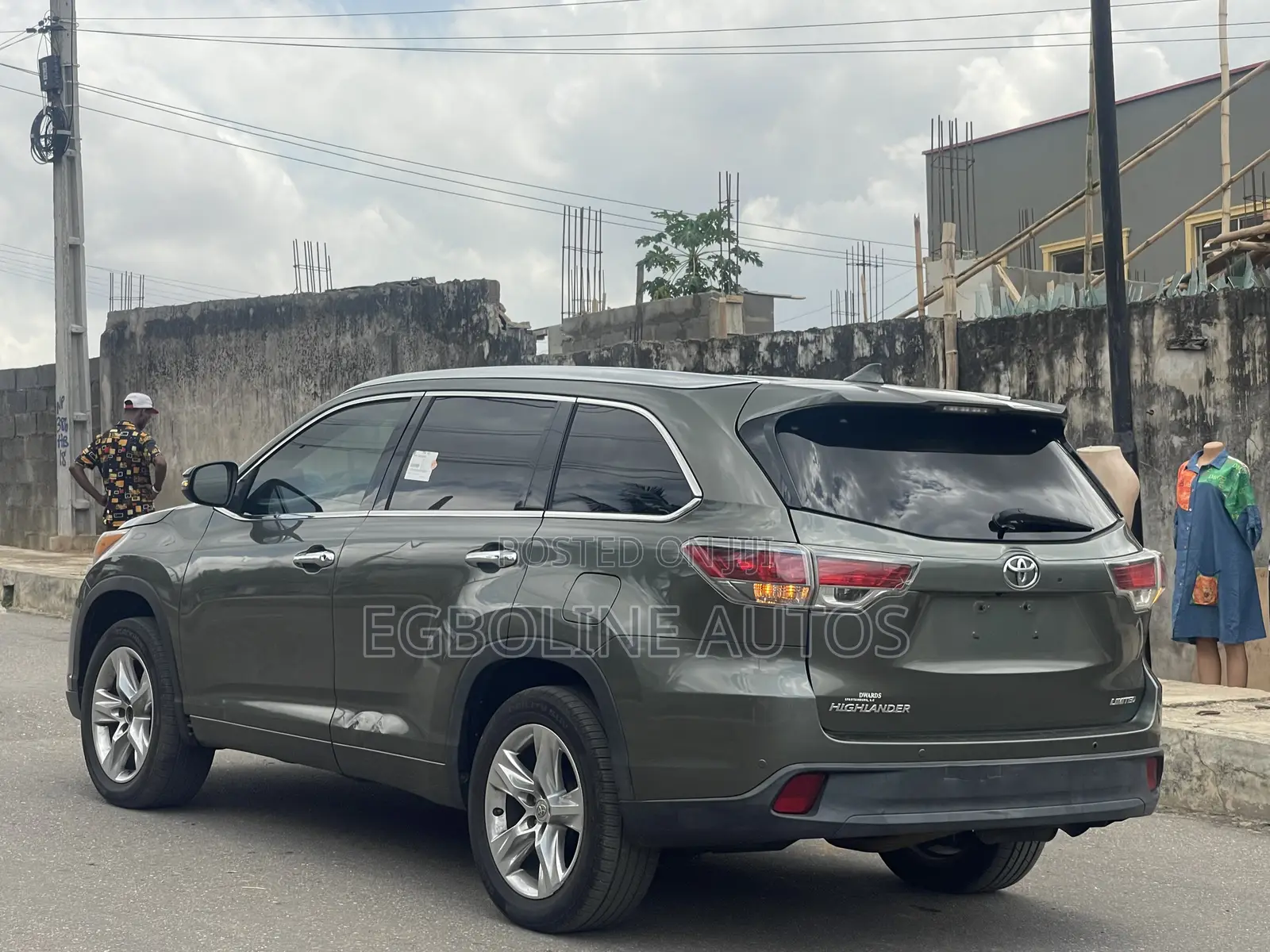 Toyota Highlander Limited V6 4x4 (3.5L 6cyl 6A) 2016 Gray