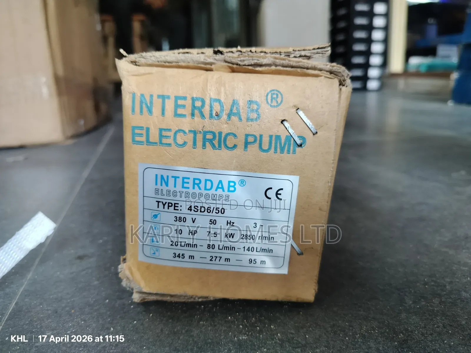 10hp Interdab Submersible Pump – Heavy Duty Performance
