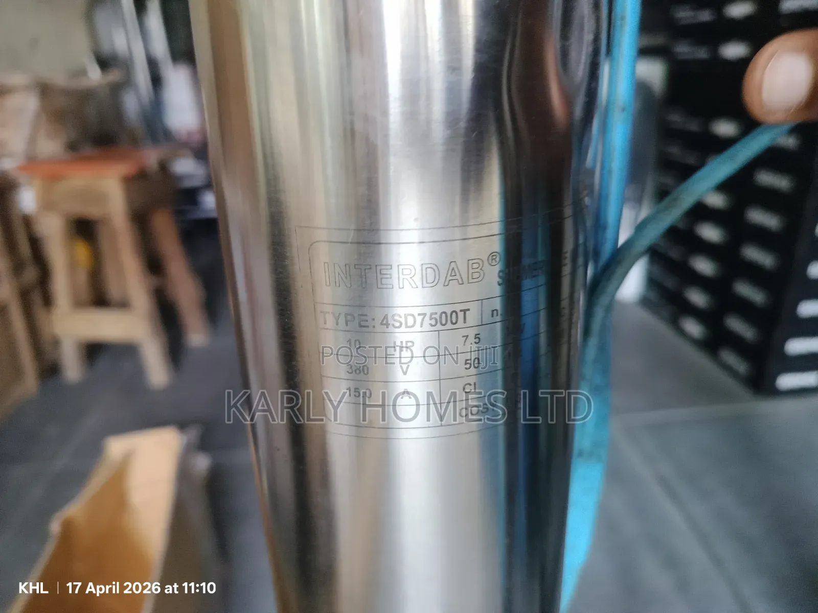 10hp Interdab Submersible Pump – Heavy Duty Performance