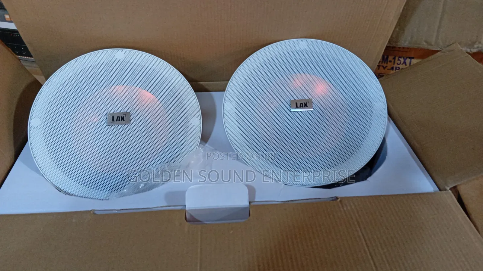 Lax Double Bluetooth Ceiling Speakers 20watts With Big Metallic Bass