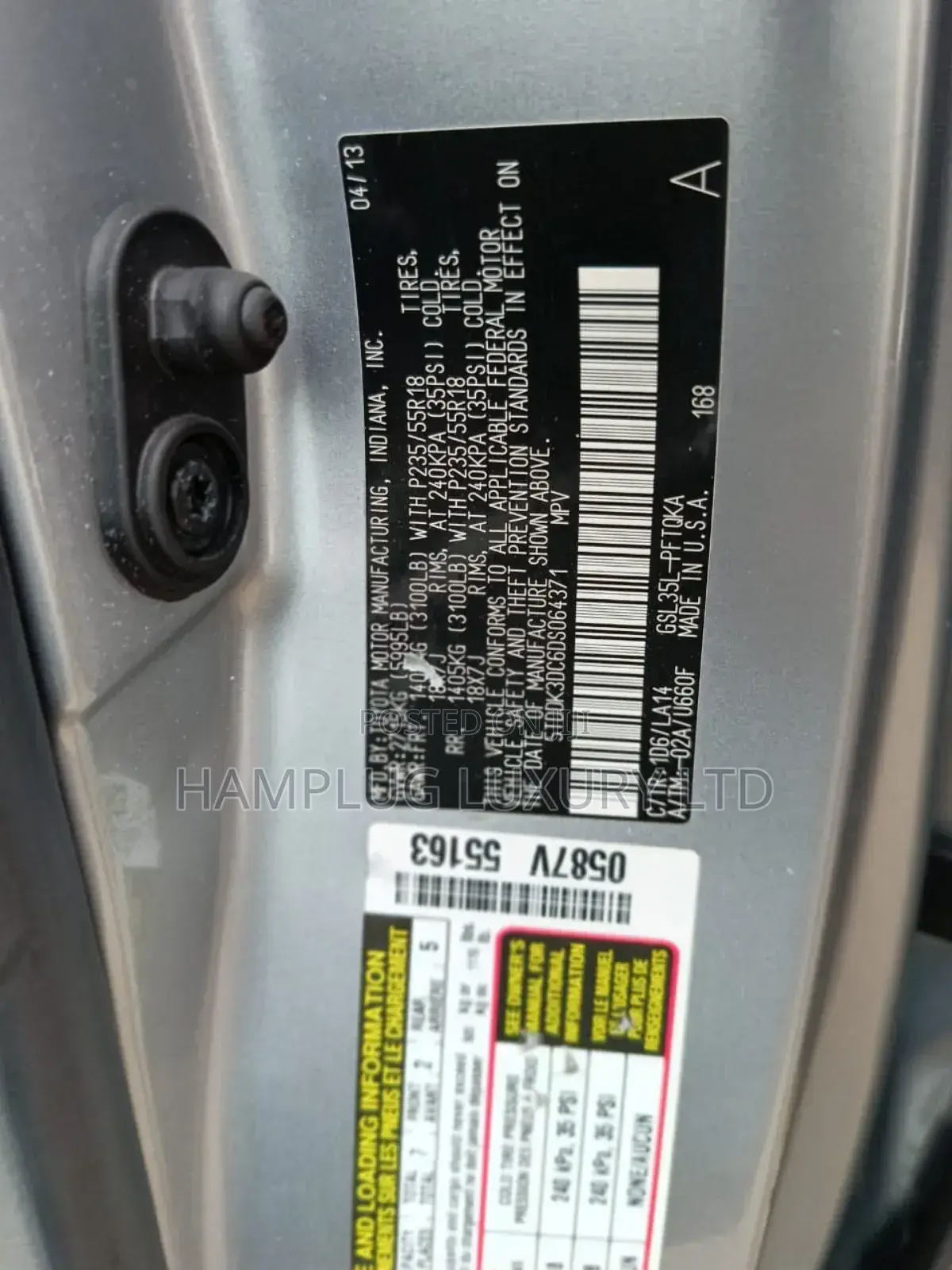 Toyota Sienna 2014 Gray