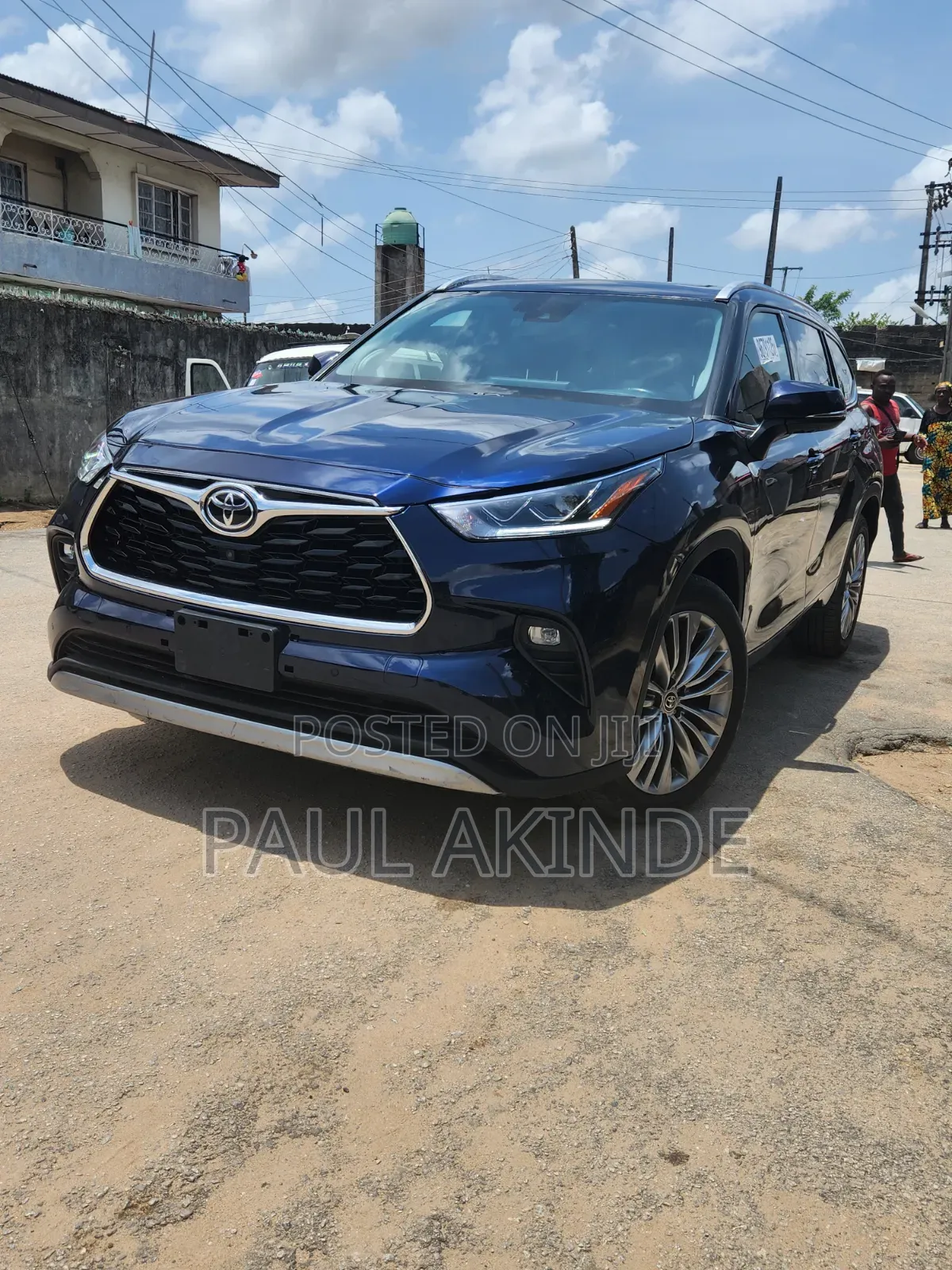 Toyota Highlander Platinum AWD 2020 Blue