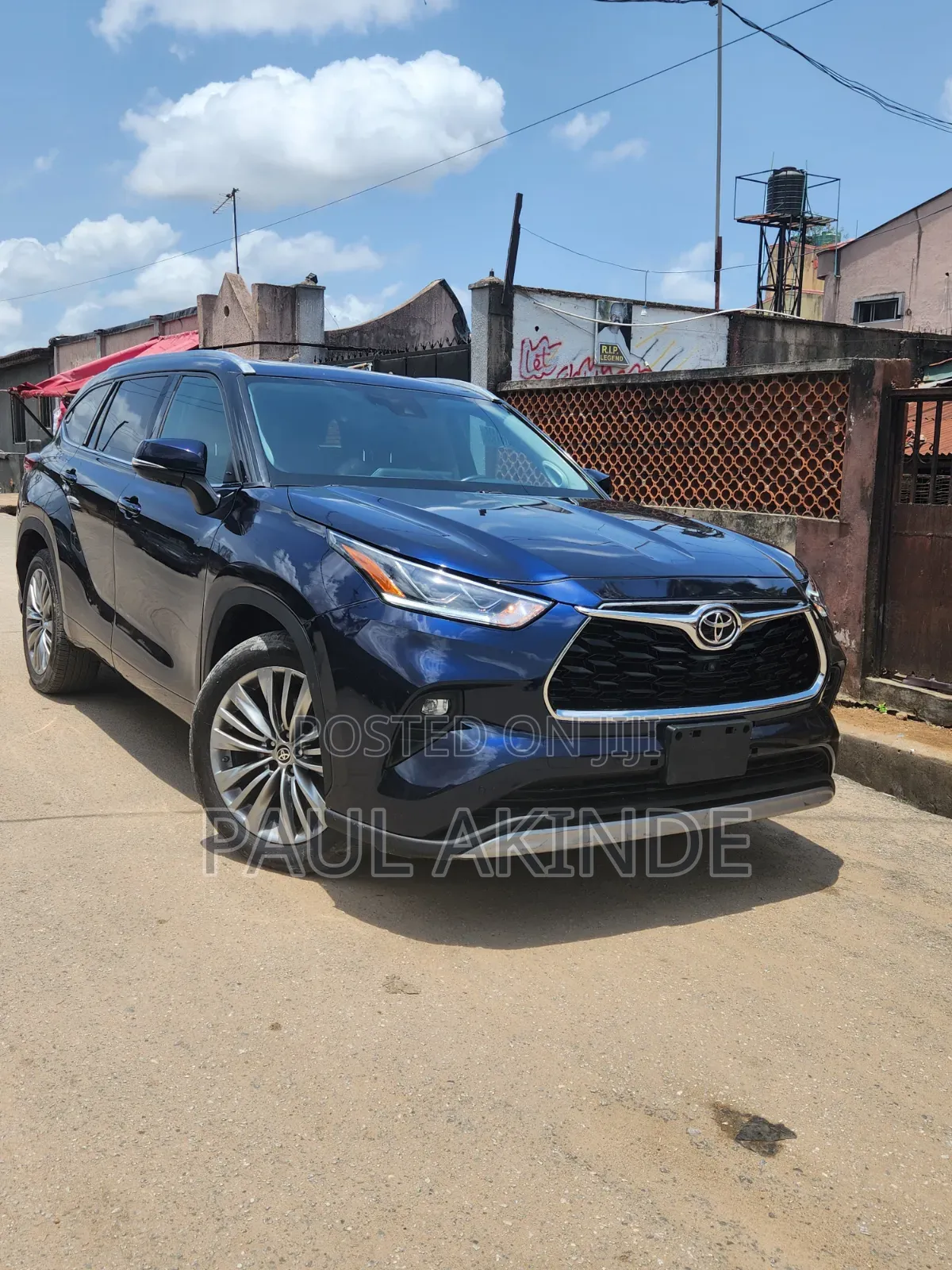 Toyota Highlander Platinum AWD 2020 Blue