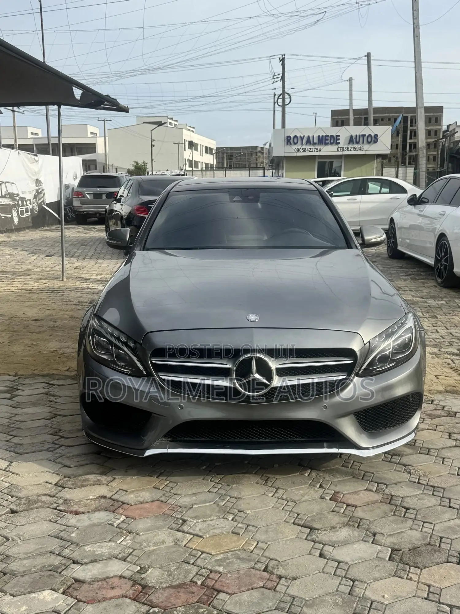 Mercedes-Benz C400 4Matic AWD Sedan (3.0L V6 7A) 2015 Gray