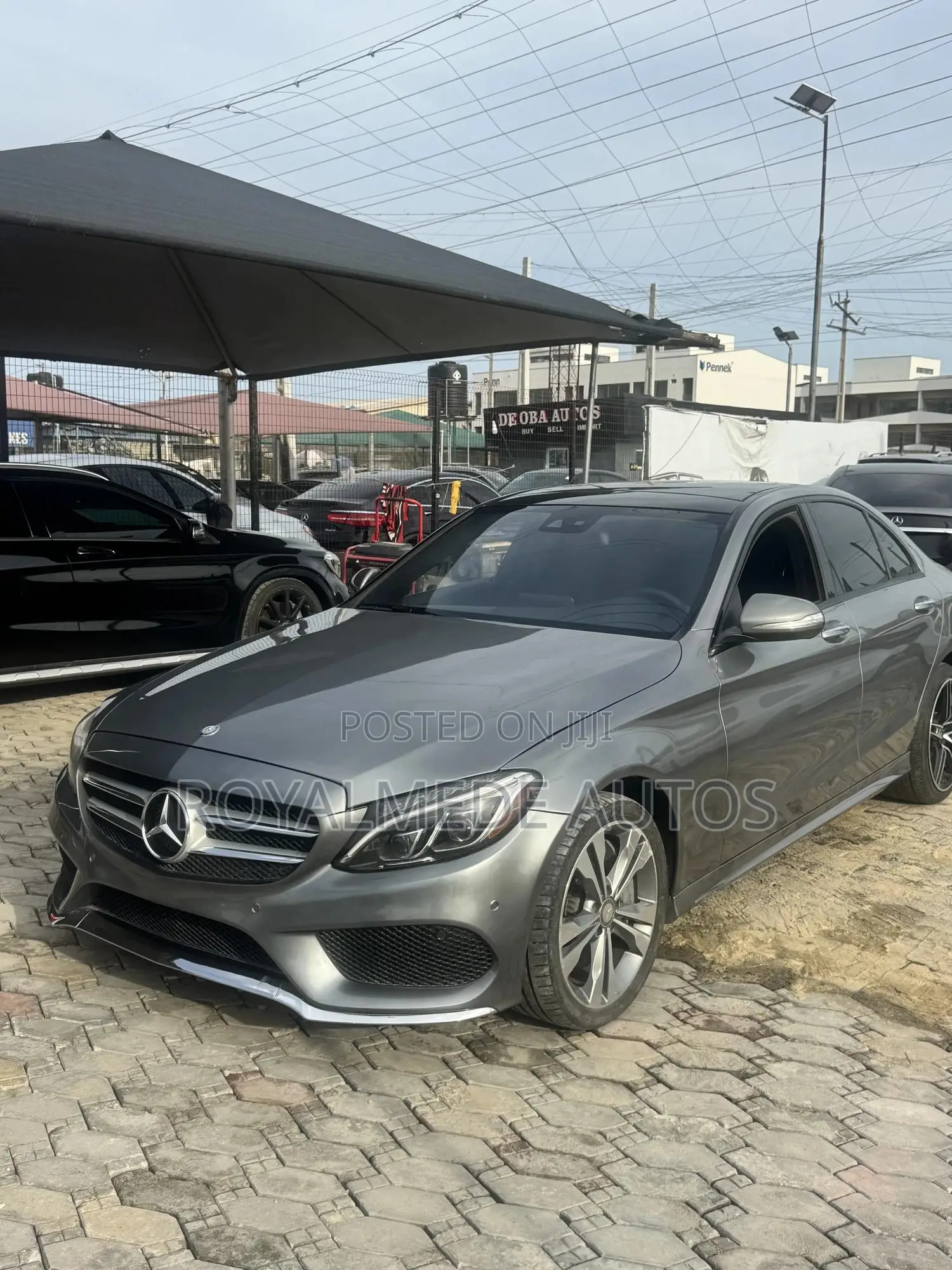 Mercedes-Benz C400 4Matic AWD Sedan (3.0L V6 7A) 2015 Gray