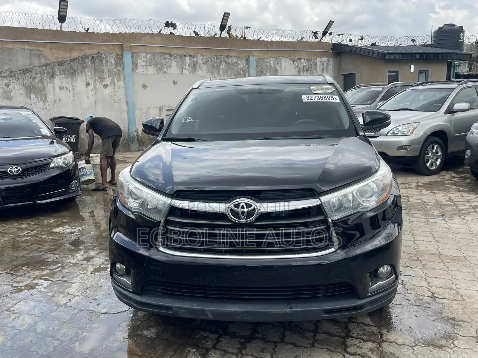 Toyota Highlander Limited 4dr SUV AWD (3.5L 6cyl 6A) 2015 Black