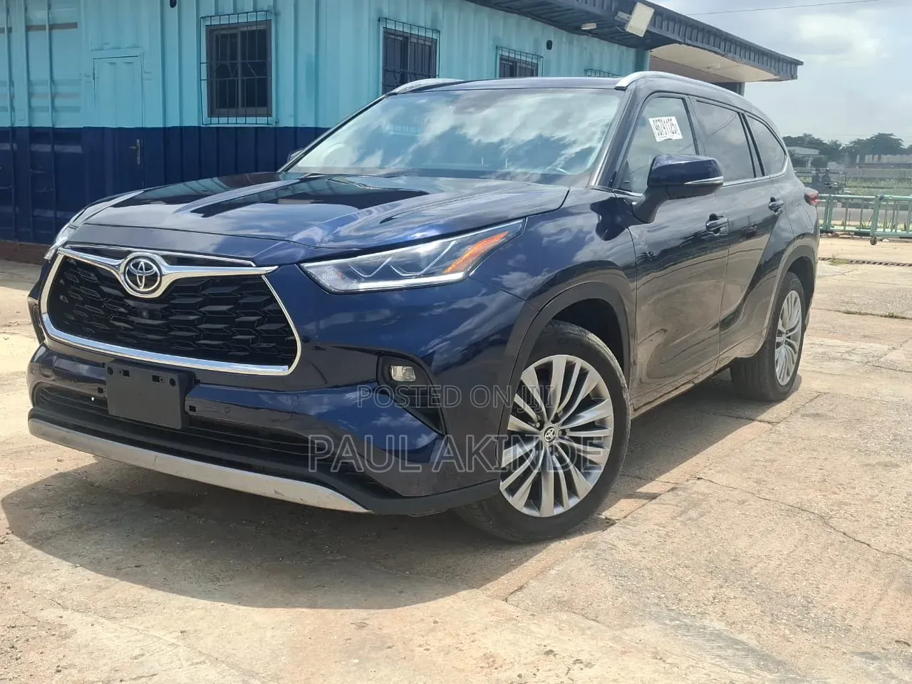 Toyota Highlander Platinum 2021 Blue