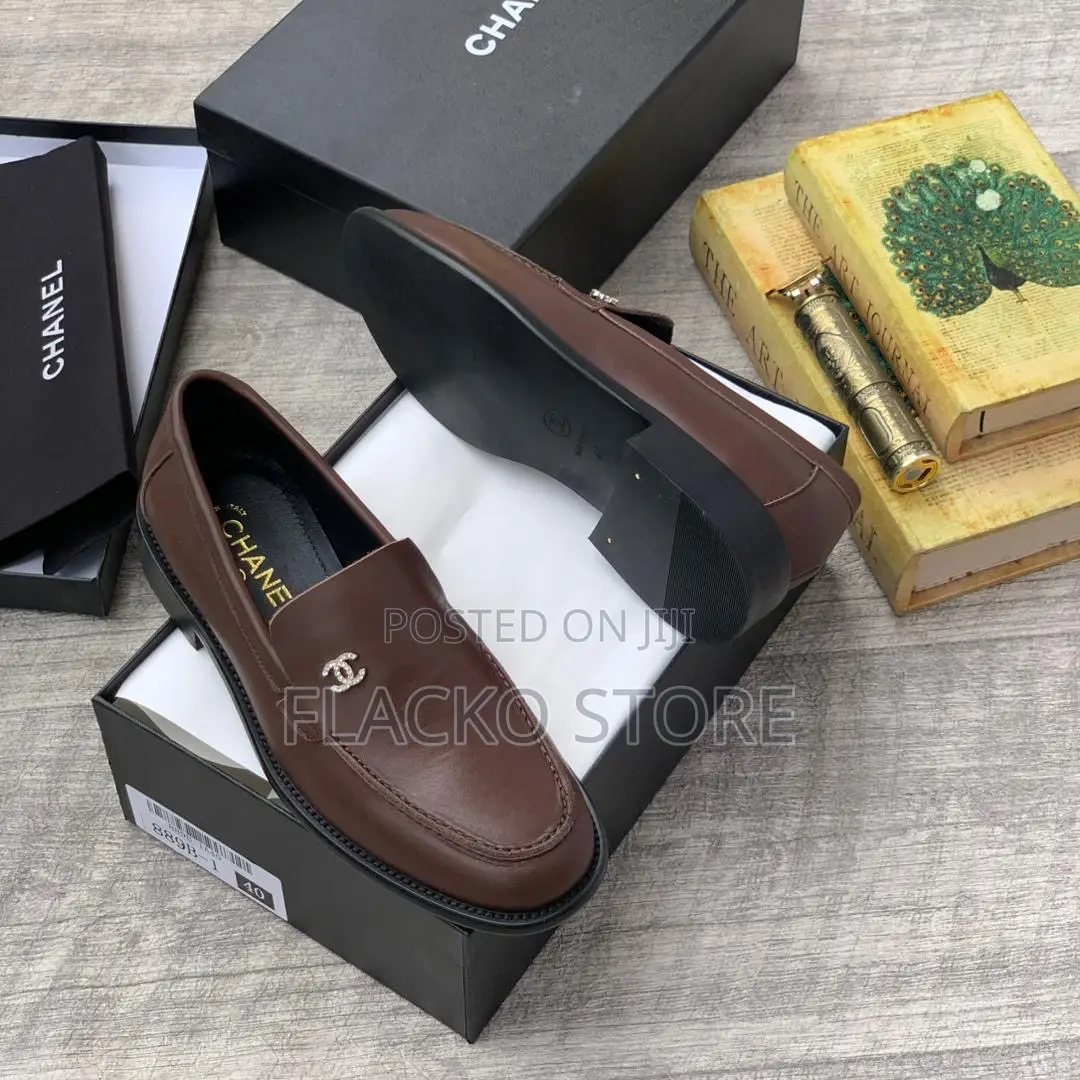 Original Chanel Loafers Shoes