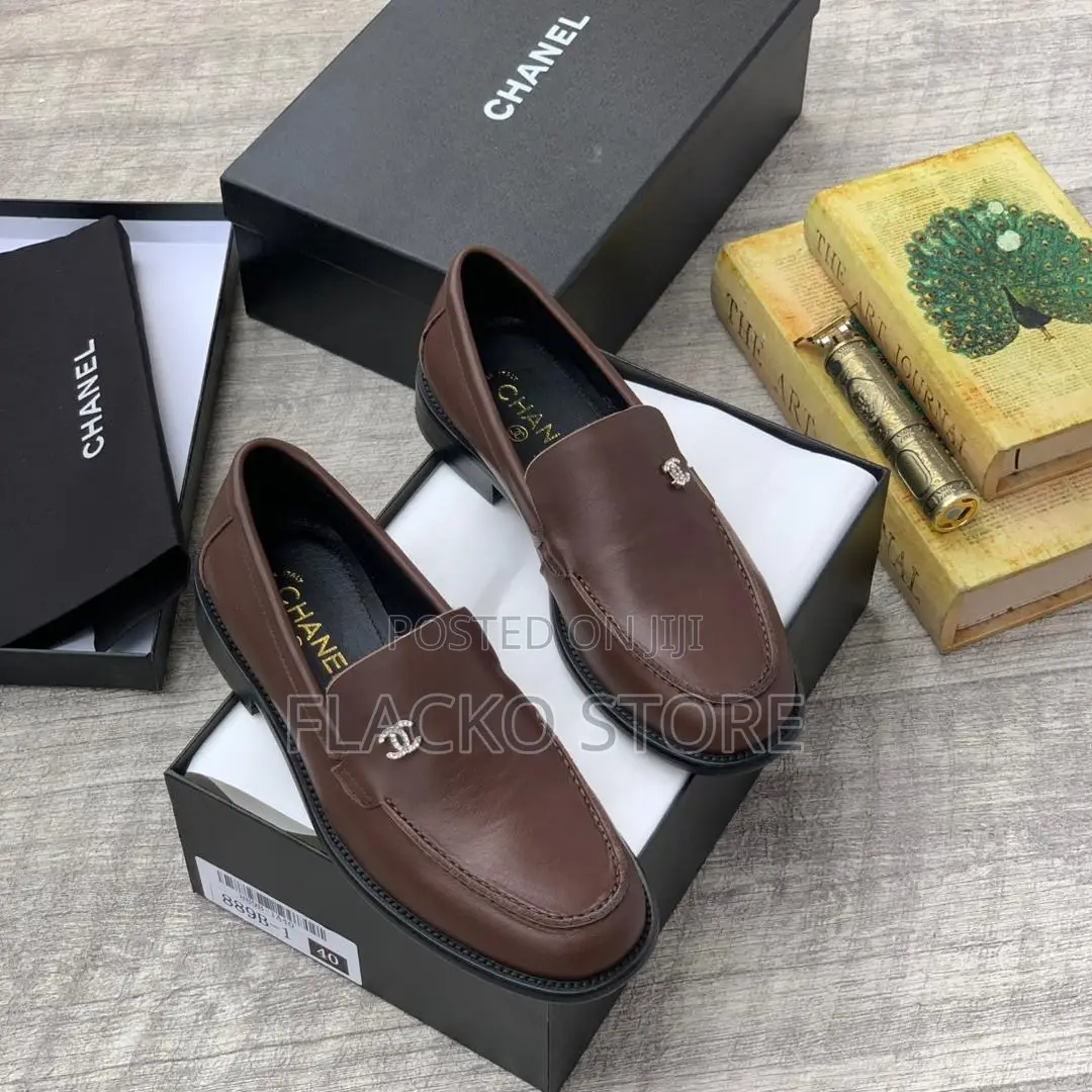 Original Chanel Loafers Shoes