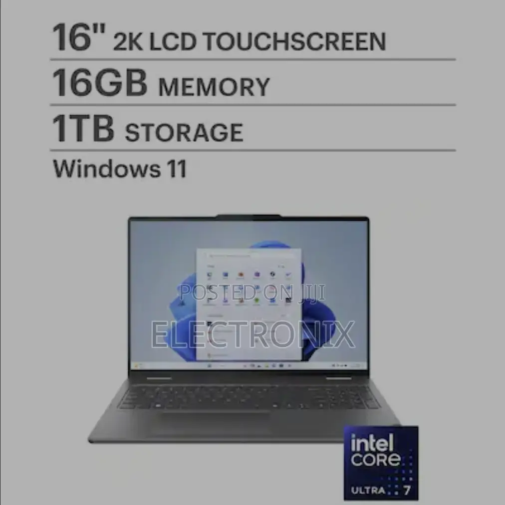 New Laptop Lenovo Yoga 7i 16GB Intel Core Ultra 7 SSD 1T