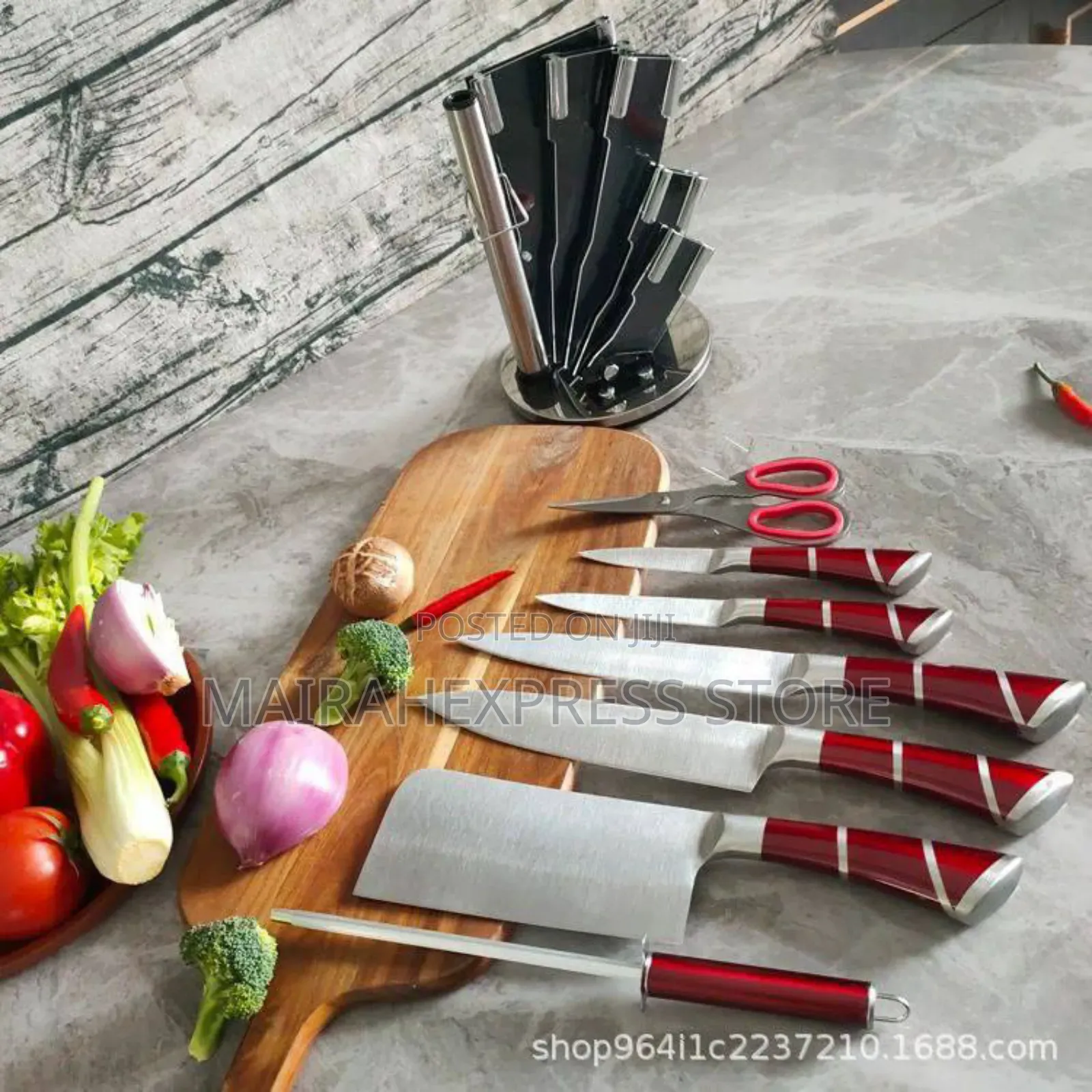 High Quality Stainless Steel Cooking Knife Set (D4r3t)