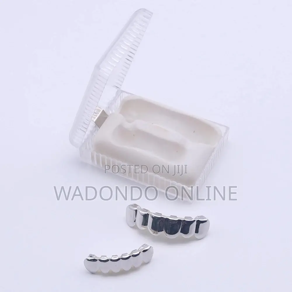 8 Plated Grillz Teeth Silver