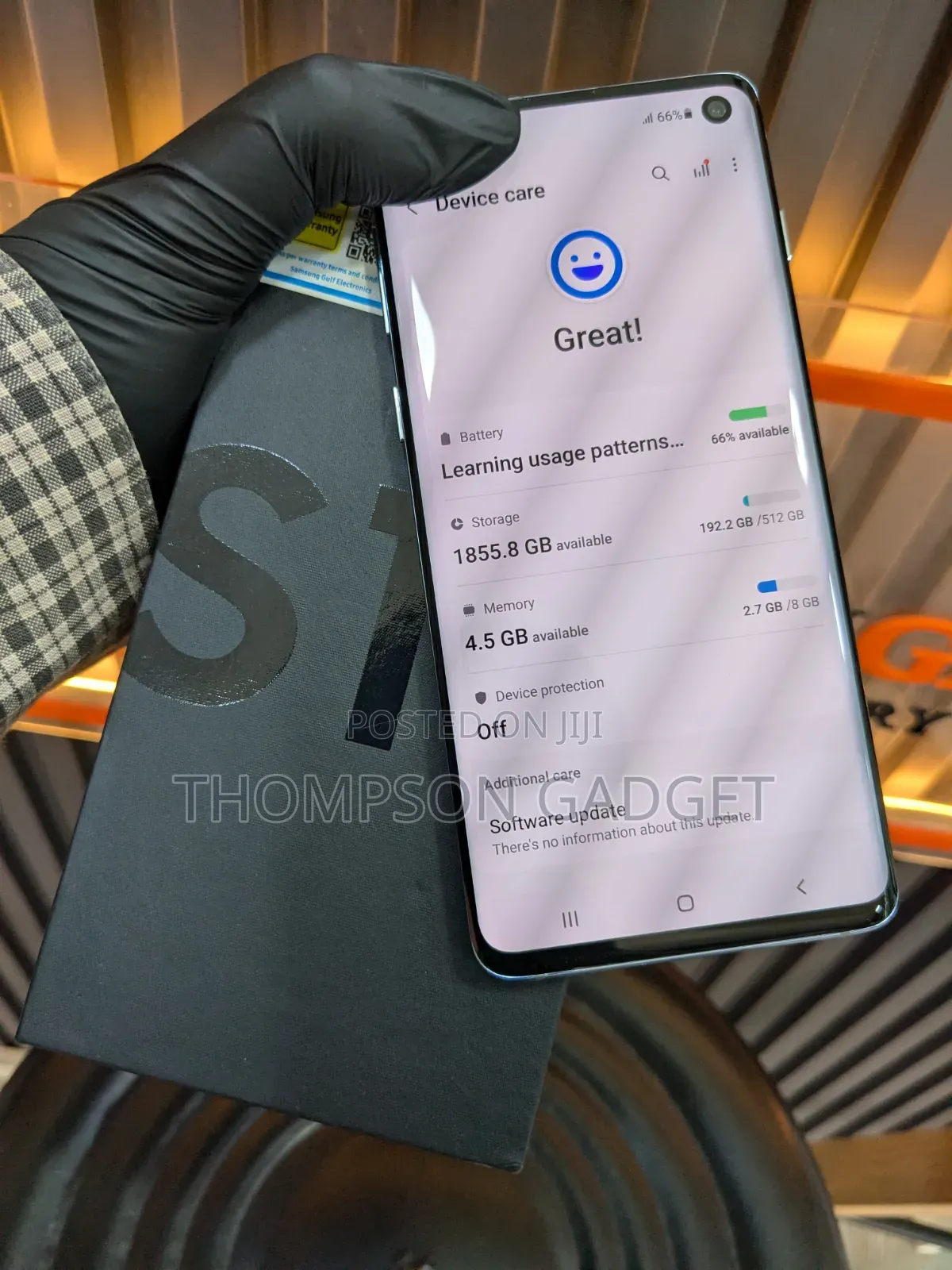 New Samsung Galaxy S10 512 GB Blue