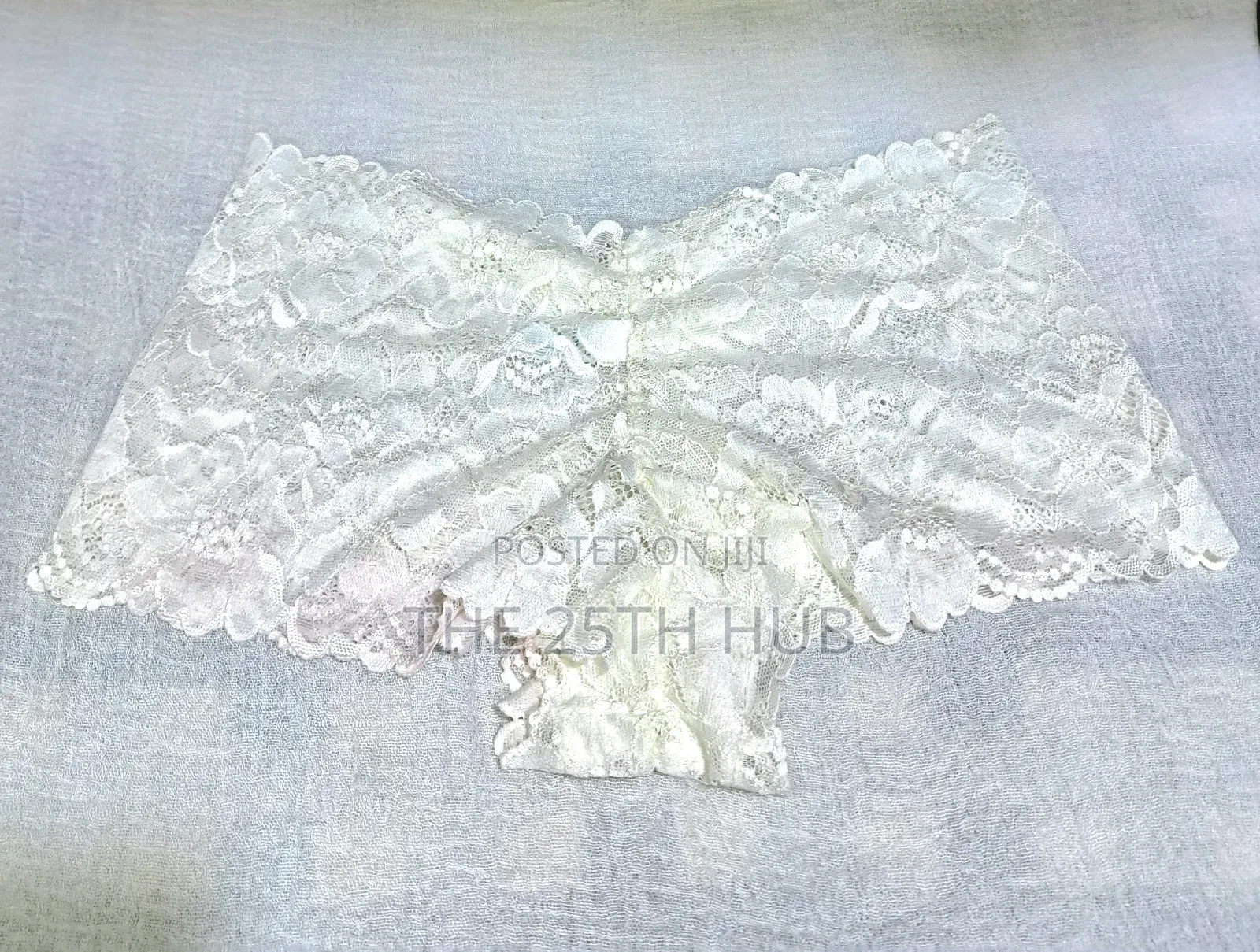 3-Piece Floral Lace Panties Set