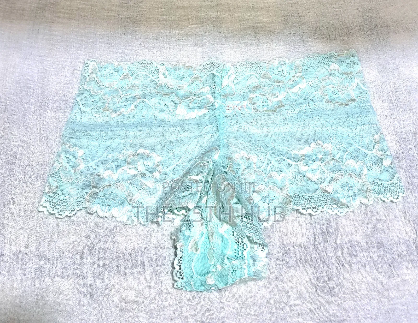 3-Piece Floral Lace Panties Set