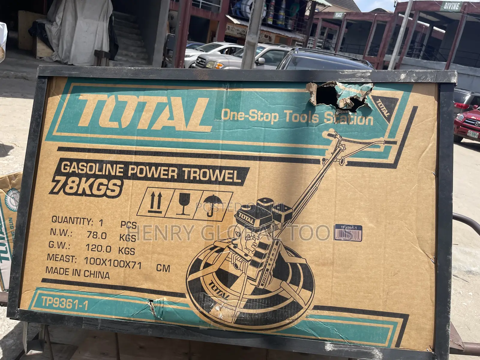 78kgs Total Gasoline Power Trowel Machine