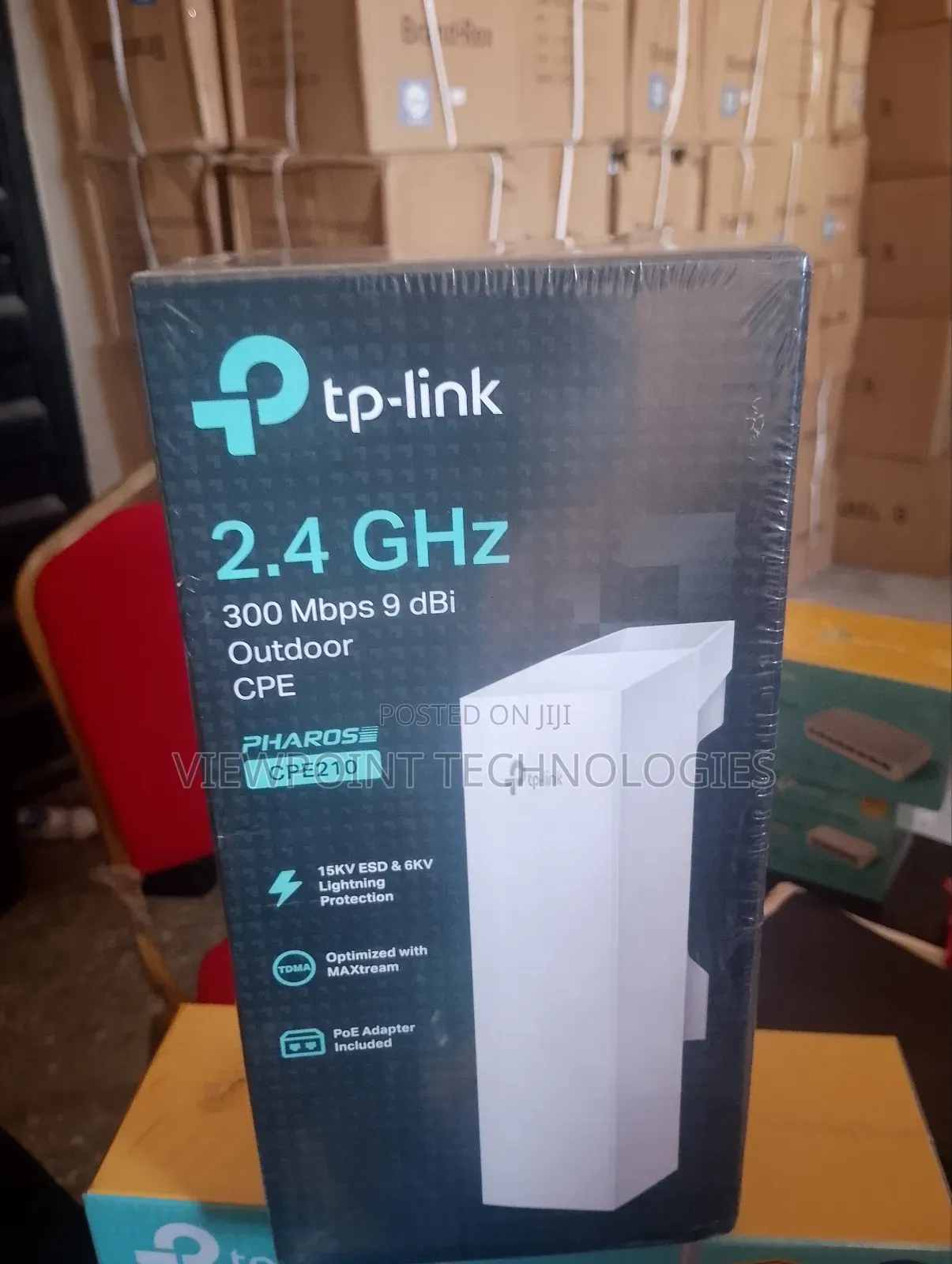 Tp-Link Cpe210 2.4ghz 300mbps 9dbi Outdoor Access Point