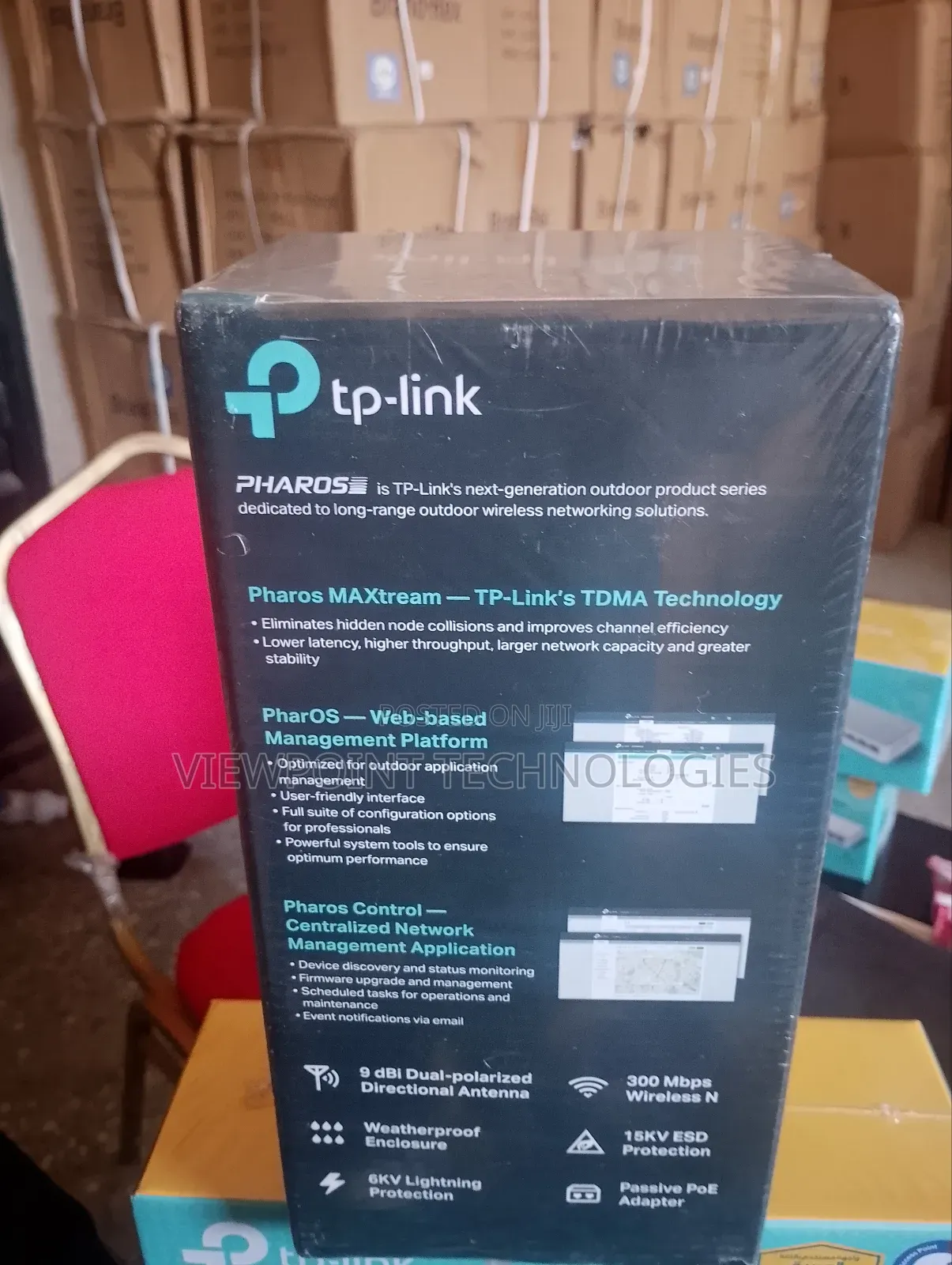 Tp-Link Cpe210 2.4ghz 300mbps 9dbi Outdoor Access Point