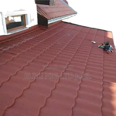 Unique Wine Bond Stone Coated Roofing Sheet With Warranty in Ajah