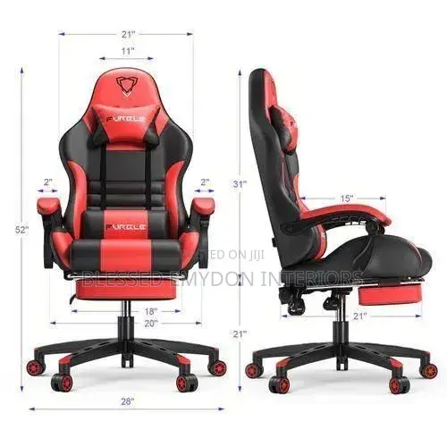 Furgle Gaming Chair With Footrest(Pro Series