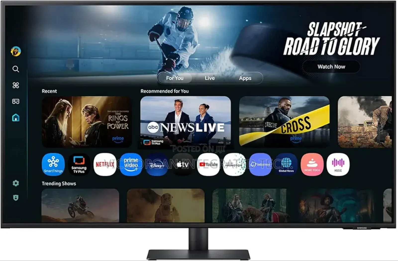 Samsung M7 M70f 43" (Uhd) Smart Monitor With Speakers and Remote