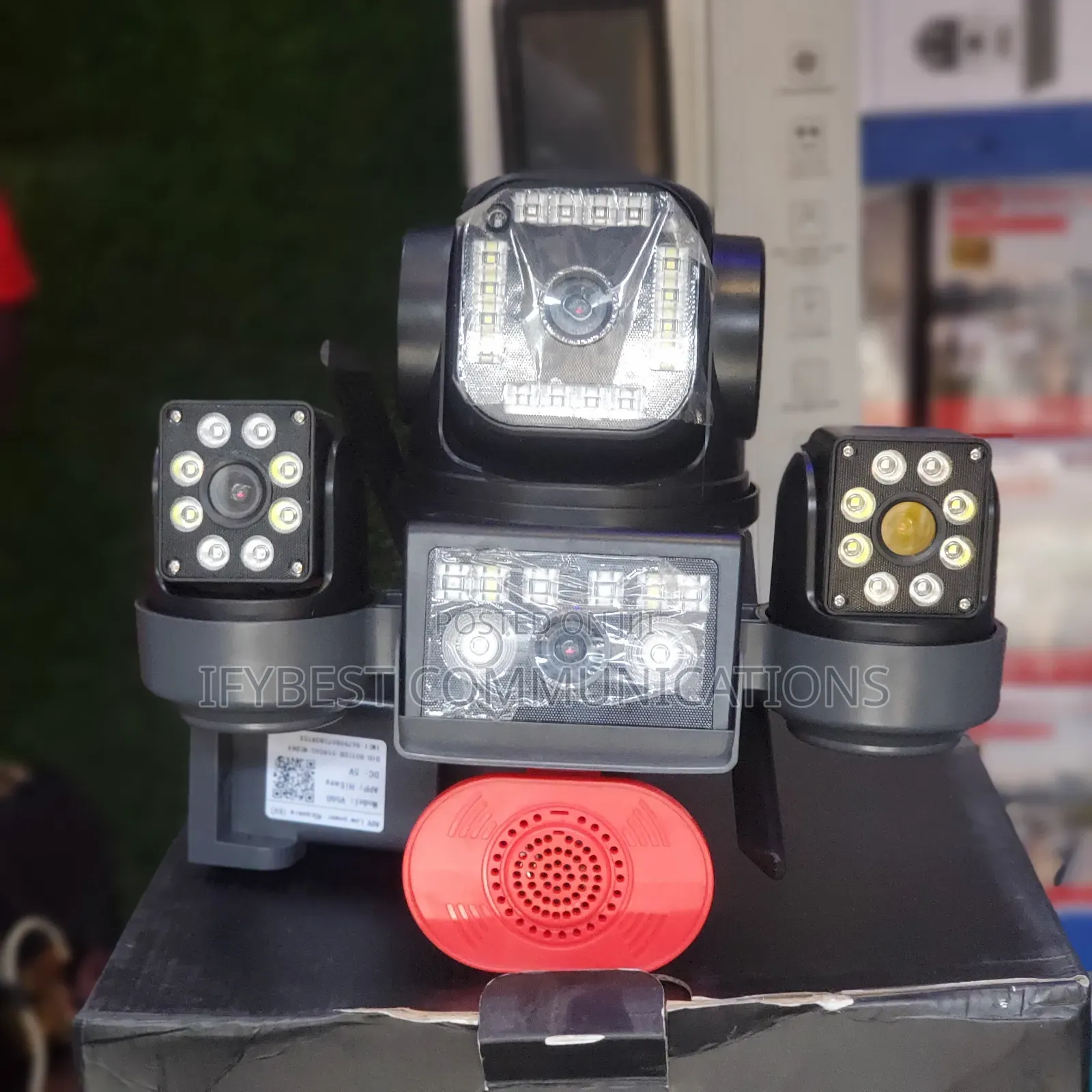 CCTV Solar Camera Four Lens Smart Ai Camera