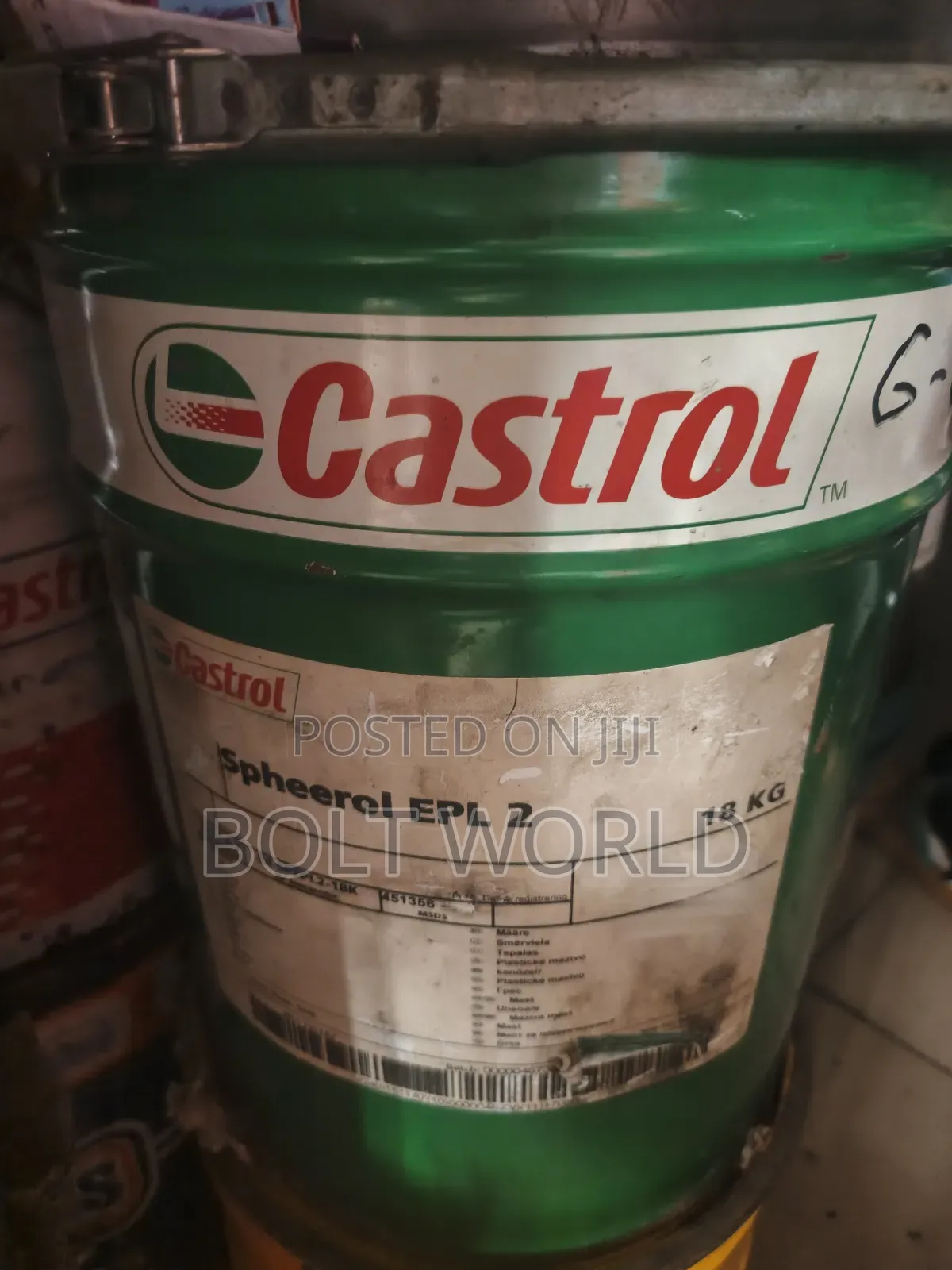 Castrol Spheerol Epl 2 Crease 18kg