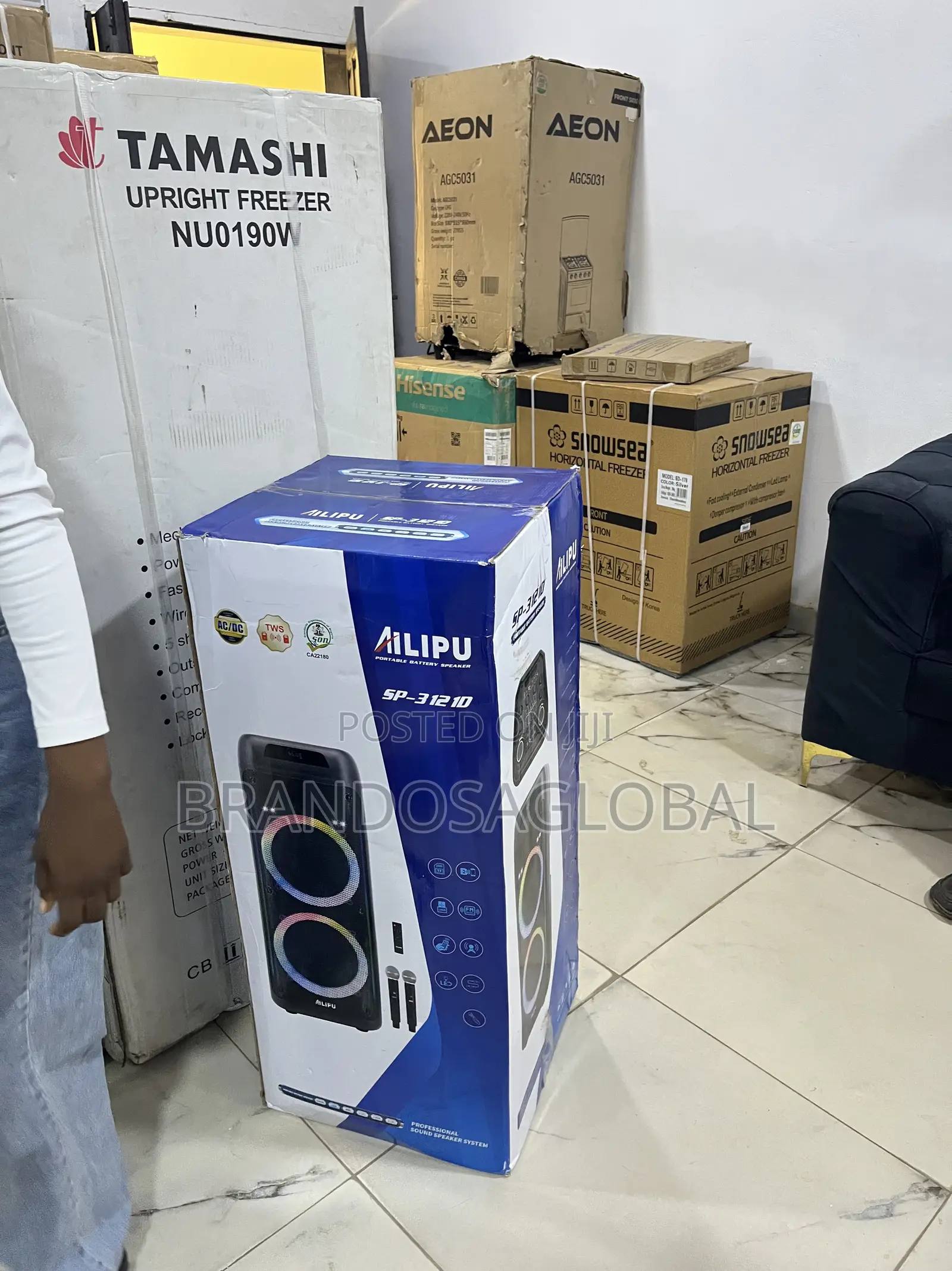 Ailipu Sp-[31210] Portable 4in1dualspeaker–Loud Bass Wireless Speaker