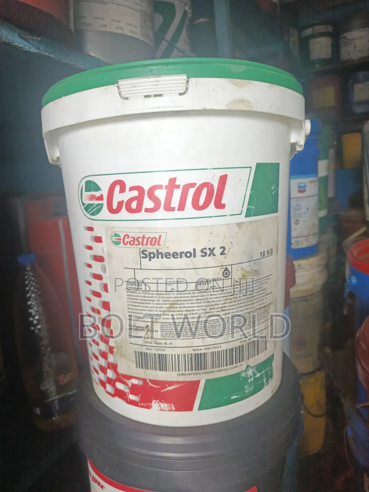 Castrol Spheerol Sx2 Grease Lub18kg