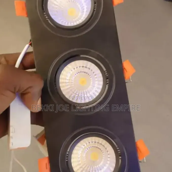 3 in 1 Recess Light Led Type Available