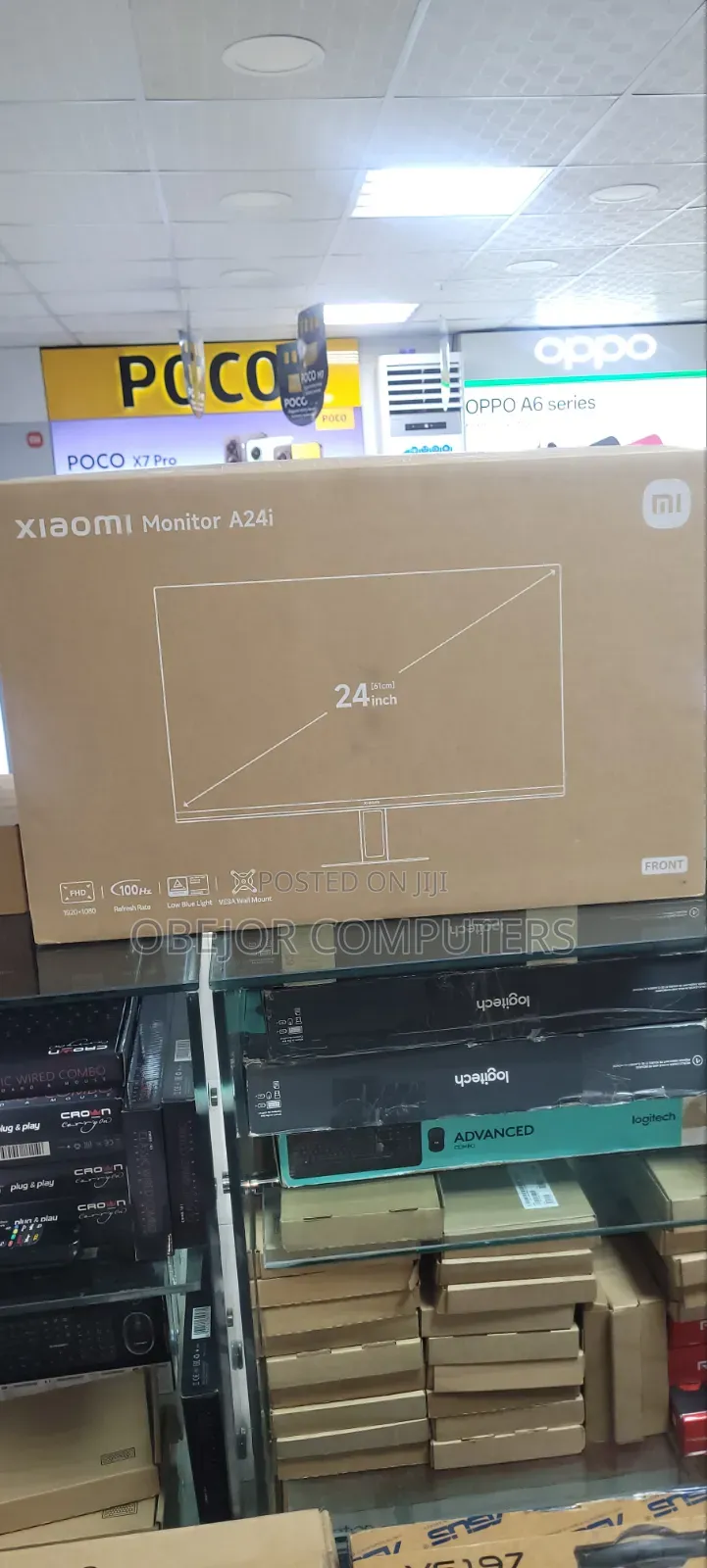 Xiaomi A24i 24 Inches Monitor, Ips Hard Screen, 7.5mm Ultra-Slim Body